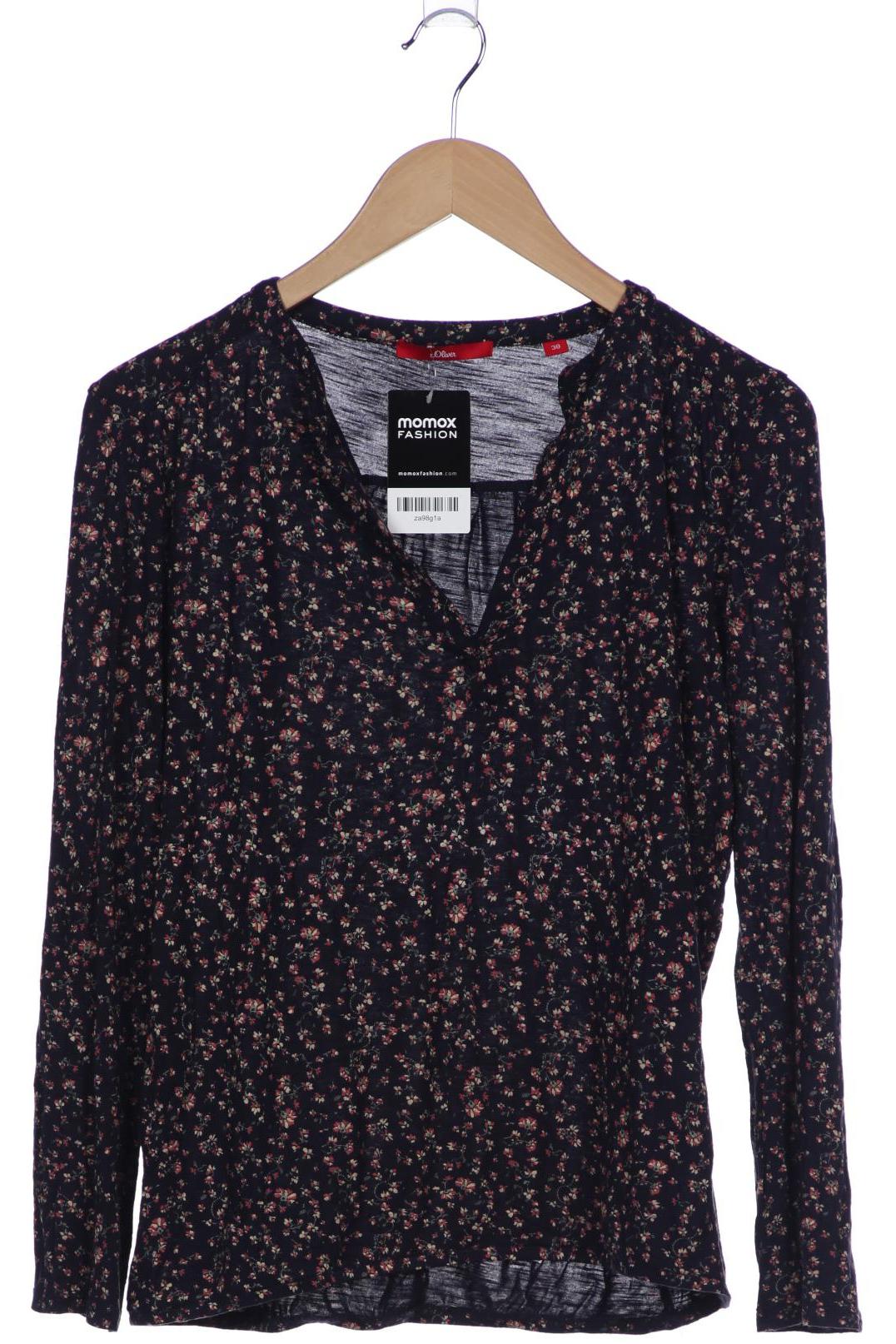

s.Oliver Damen Langarmshirt, marineblau, Gr. 38