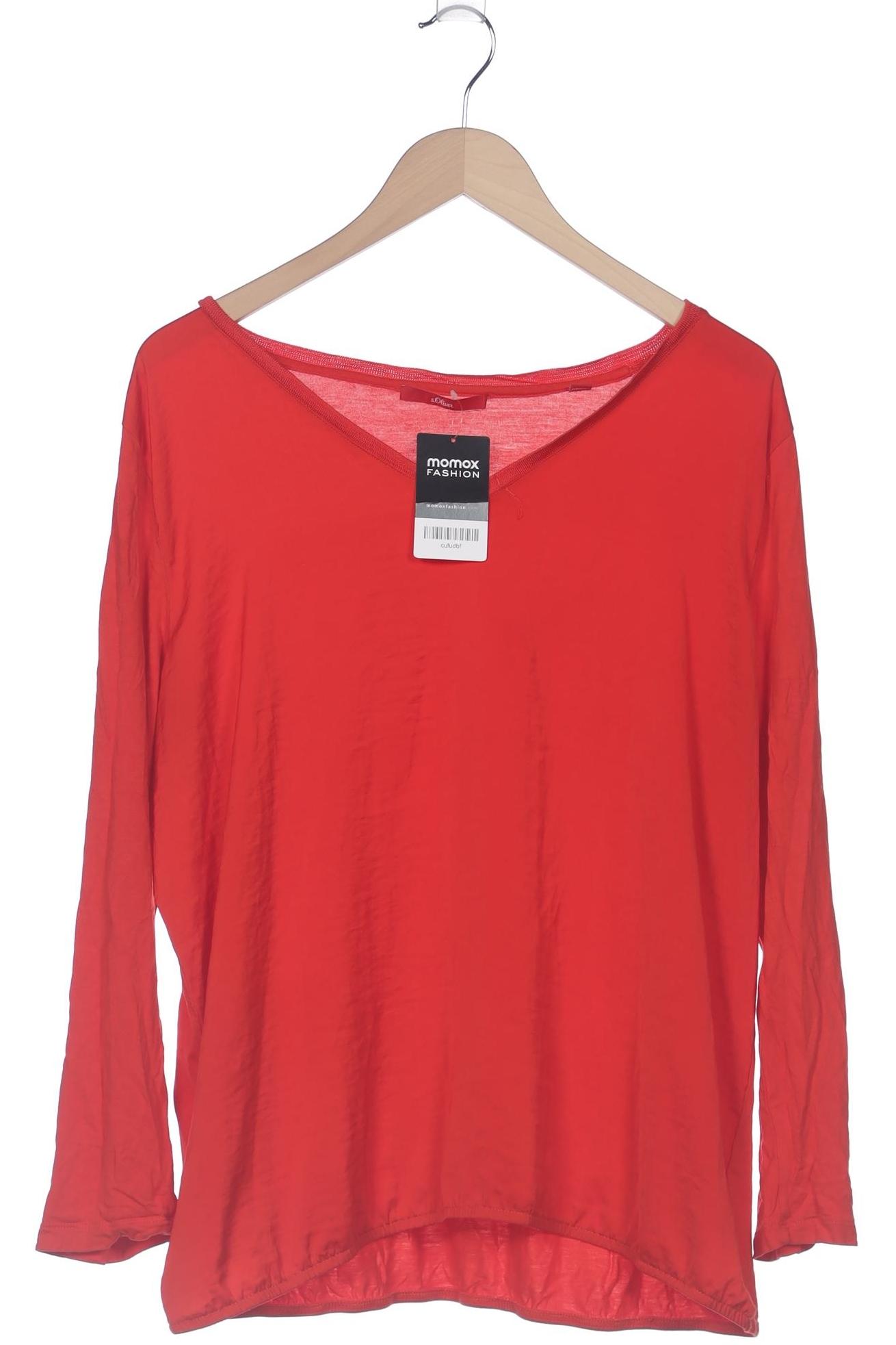 

s.Oliver Damen Langarmshirt, rot, Gr. 46