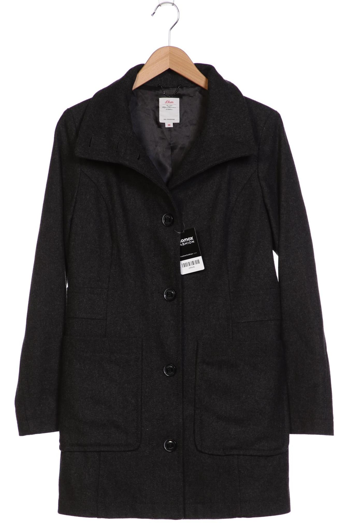 

s.Oliver Damen Mantel, grau, Gr. 38