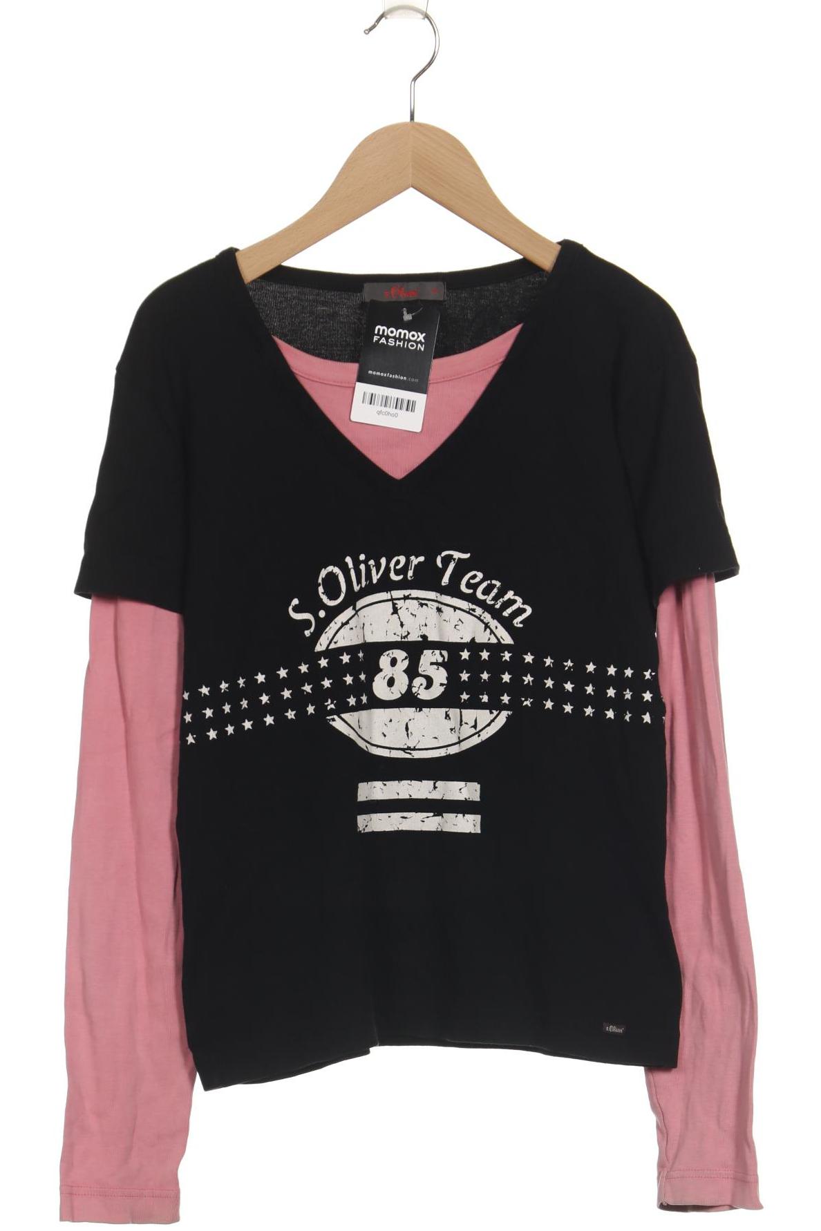 

s.Oliver Damen Langarmshirt, schwarz, Gr. 40