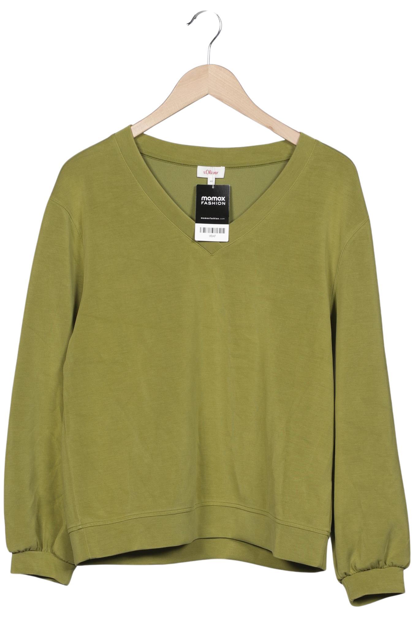 

s.Oliver Damen Sweatshirt, grün, Gr. 40