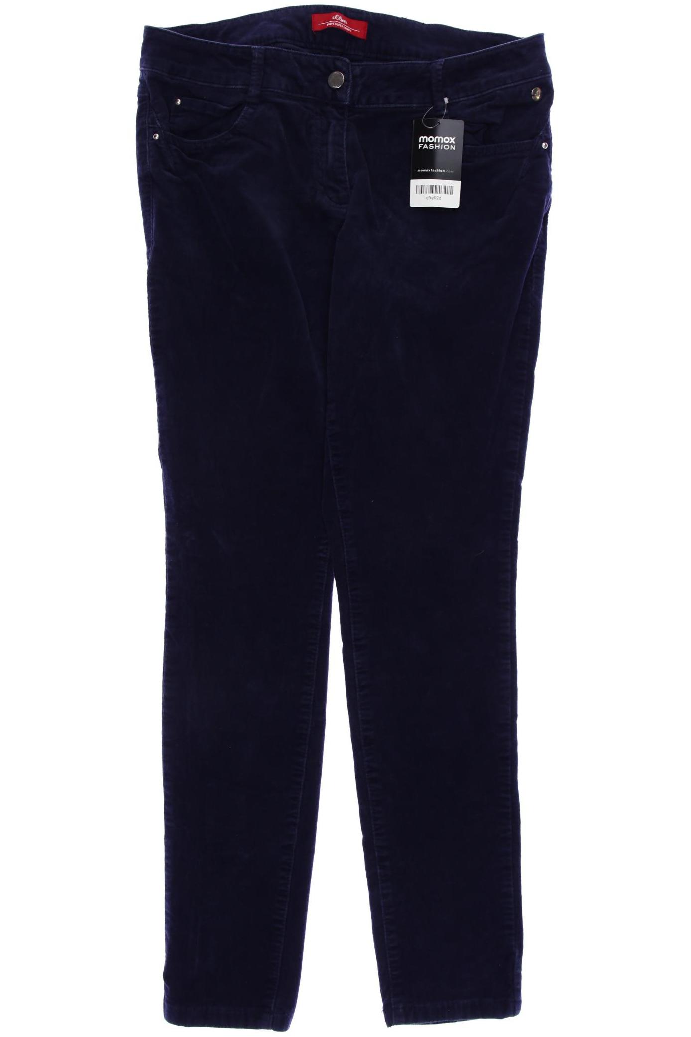 

s.Oliver Damen Stoffhose, marineblau, Gr. 40