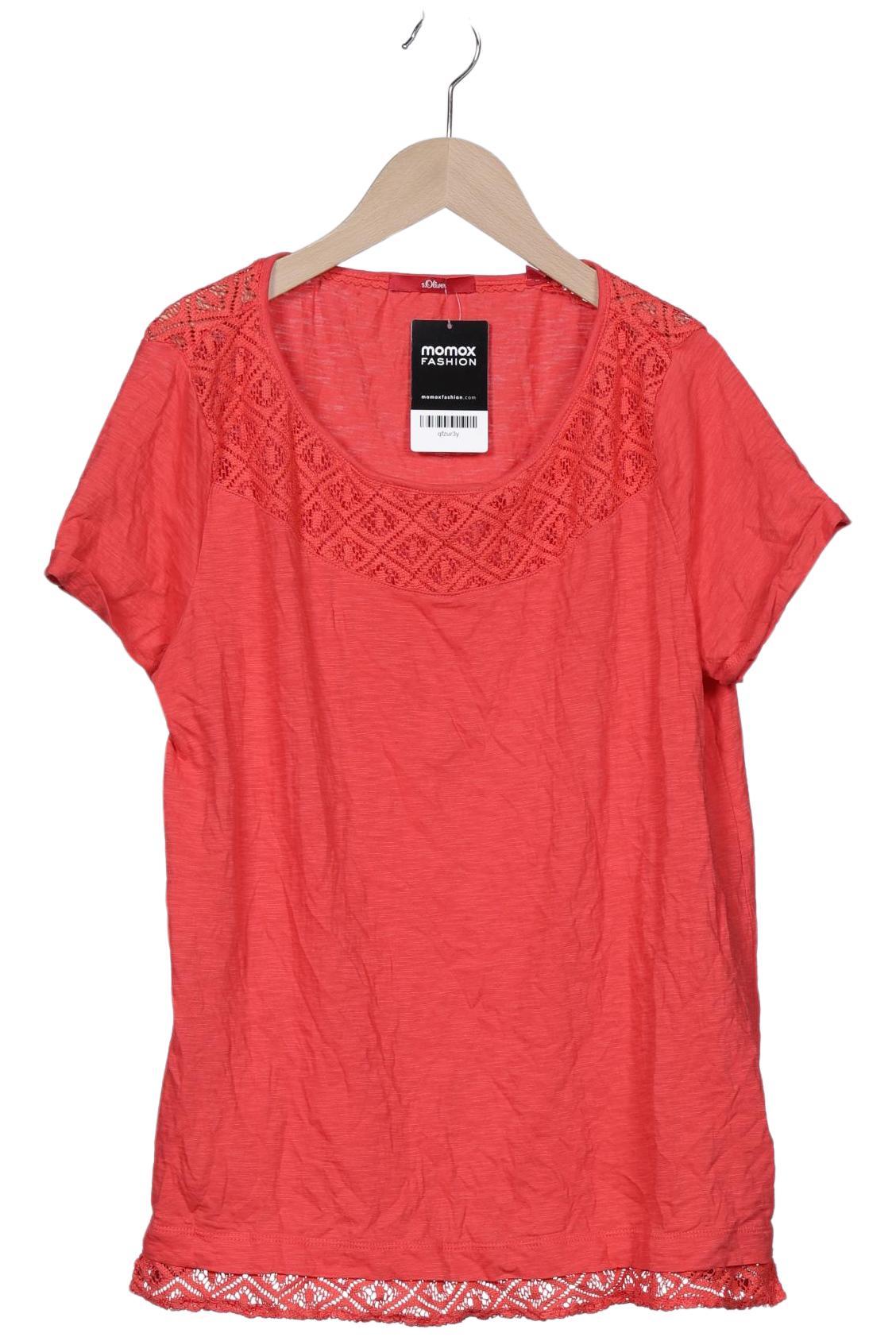 

s.Oliver Damen T-Shirt, rot, Gr. 40