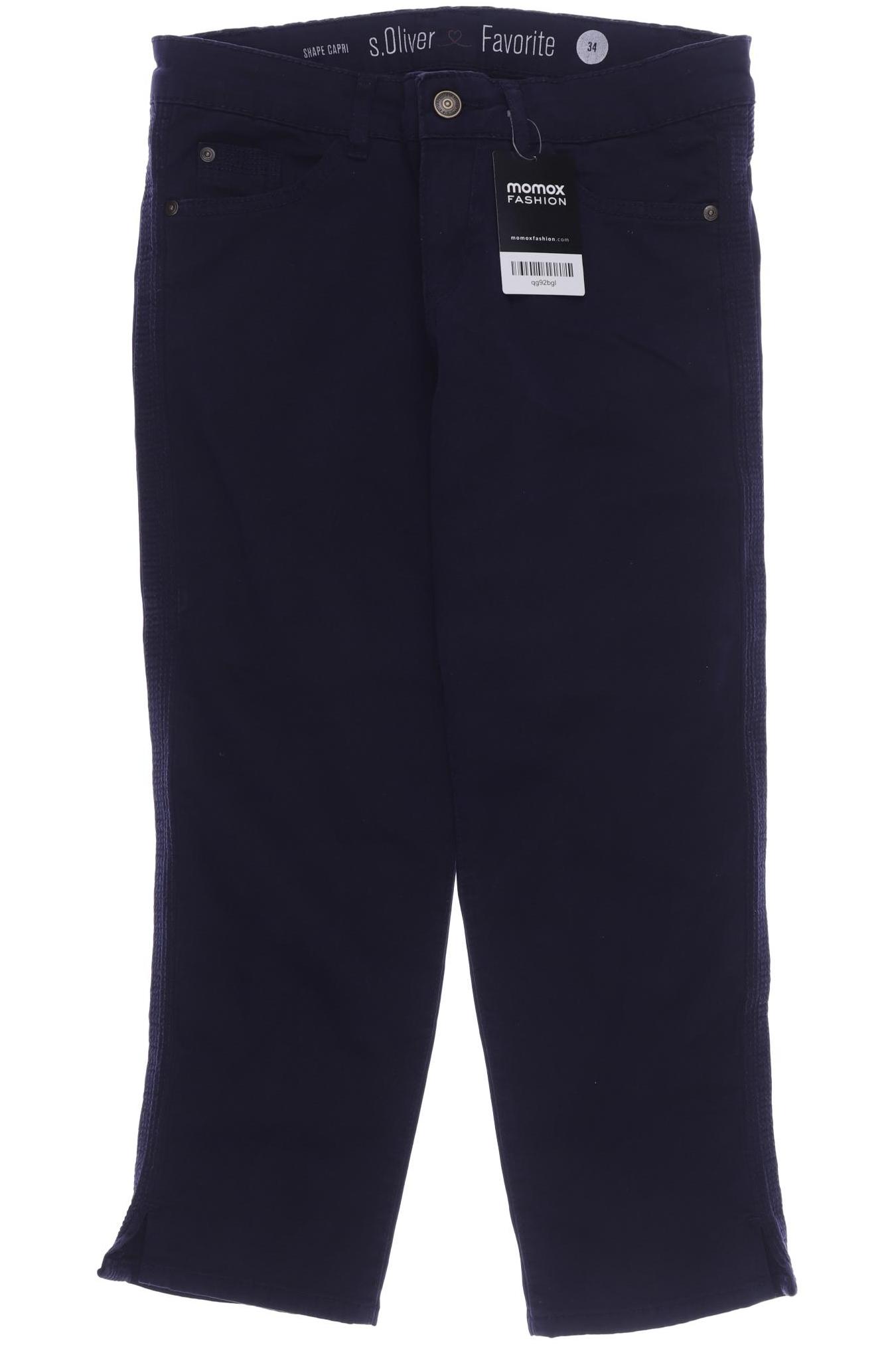 

s.Oliver Damen Stoffhose, marineblau