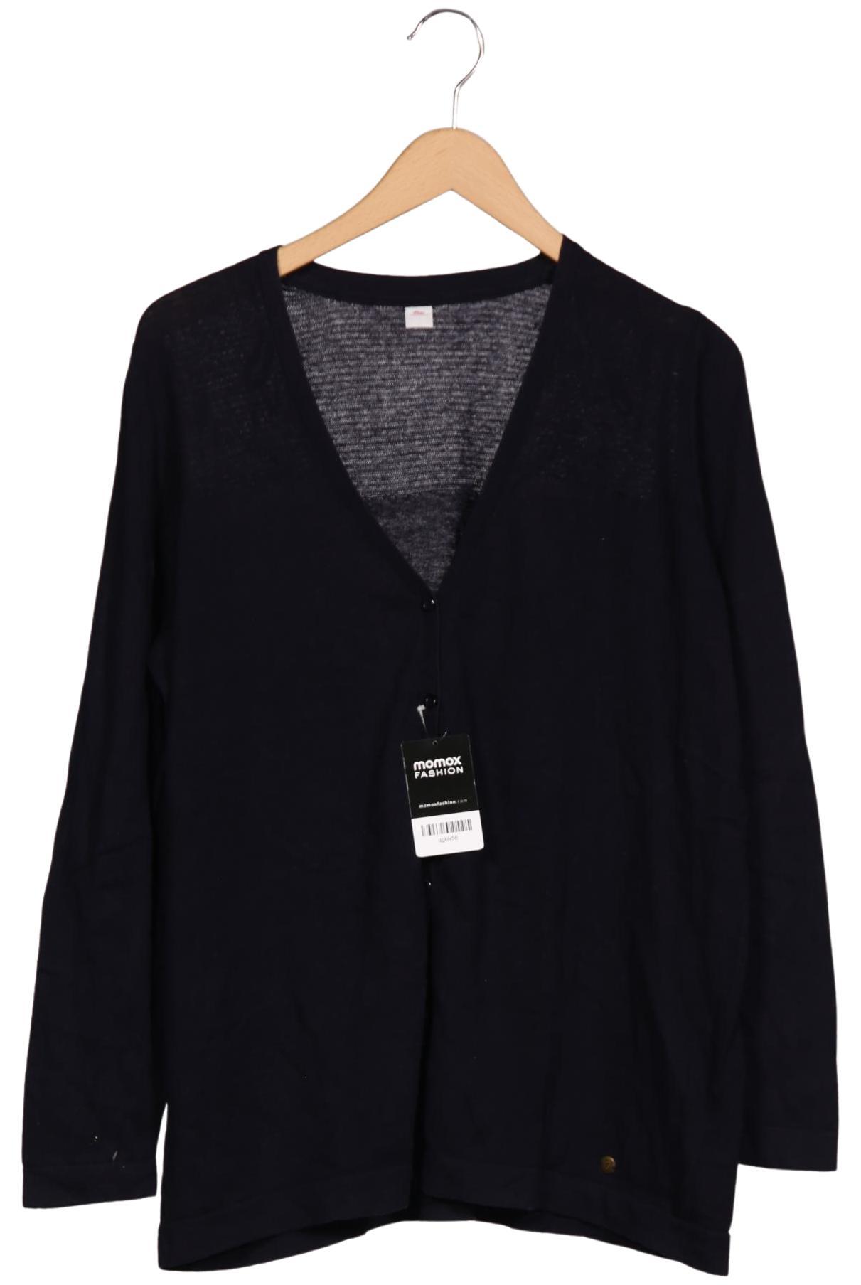 

s.Oliver Damen Strickjacke, marineblau, Gr. 44