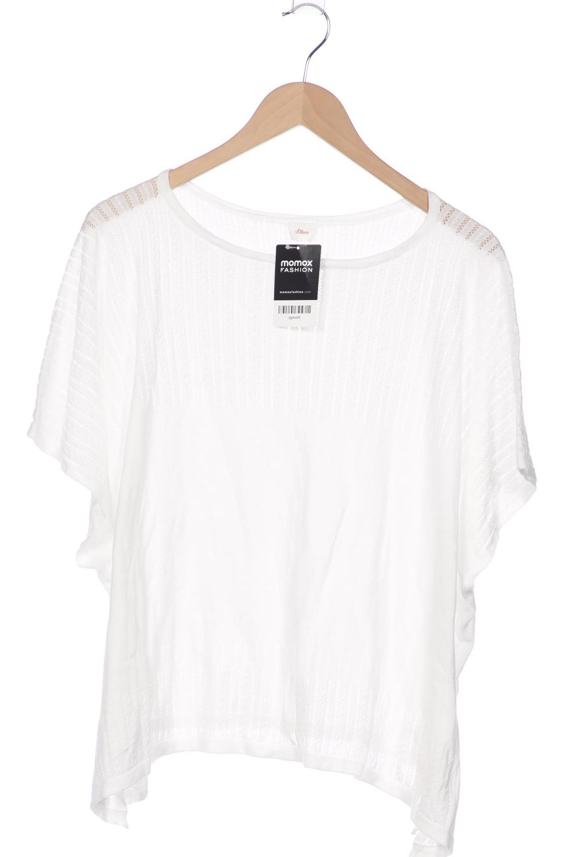

s.Oliver Damen Pullover, weiß, Gr. 44