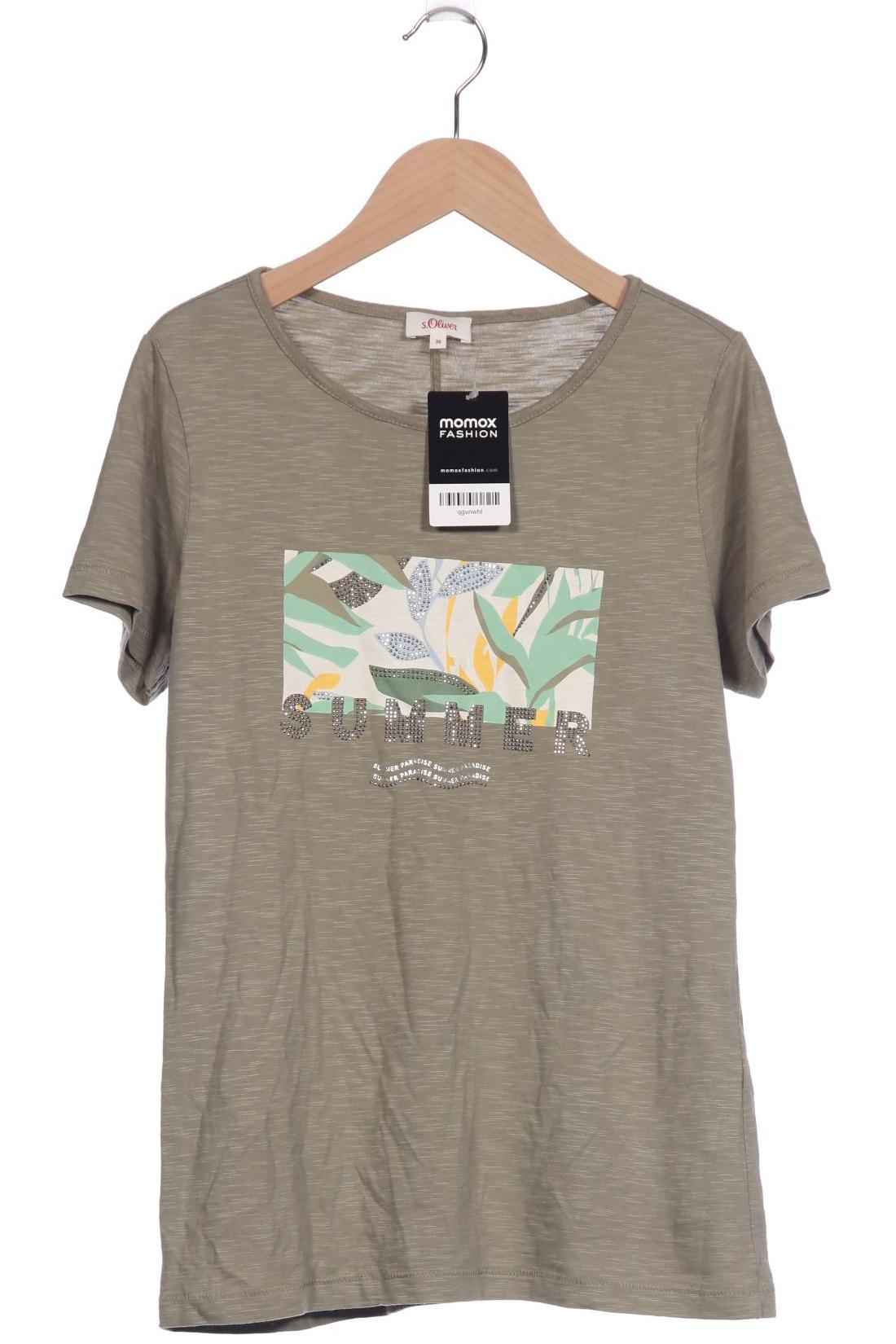 

s.Oliver Damen T-Shirt, grün, Gr. 36