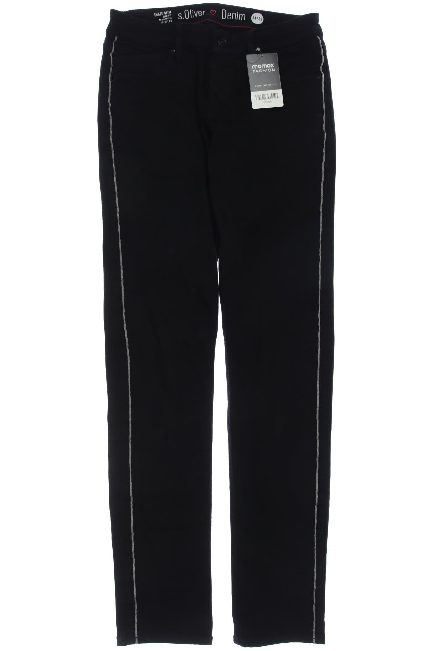 

s.Oliver Damen Jeans, schwarz, Gr. 34