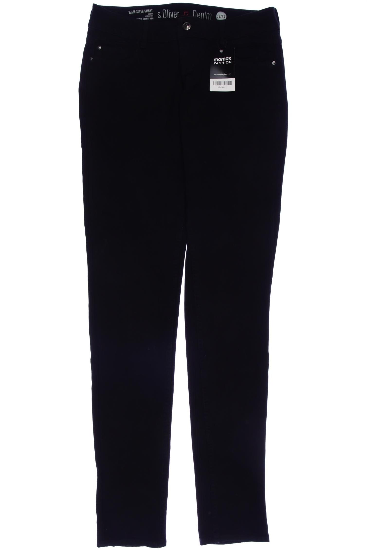 

s.Oliver Damen Jeans, schwarz, Gr. 38
