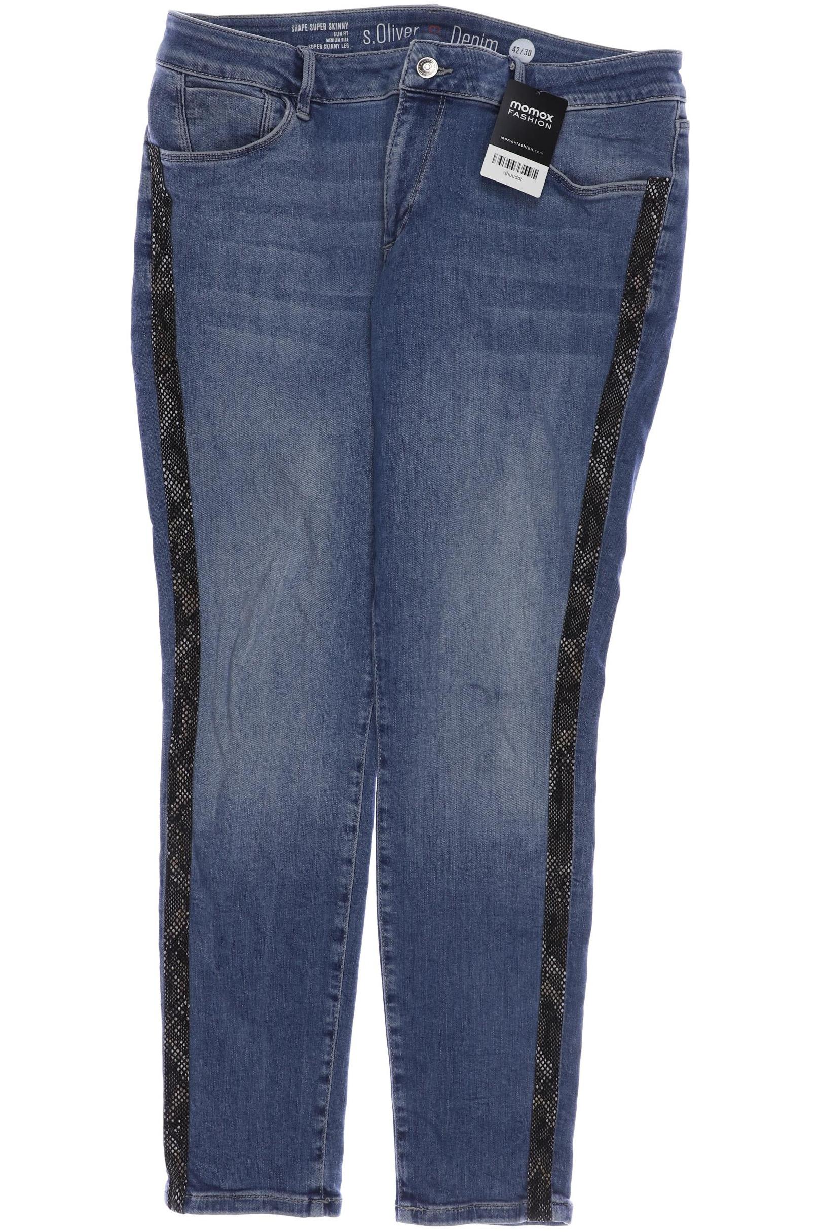 

s.Oliver Damen Jeans, blau