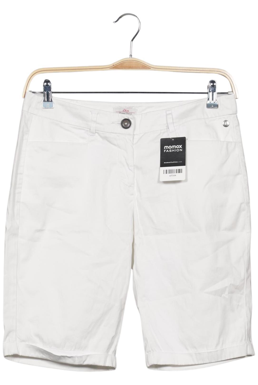 

s.Oliver Damen Shorts, weiß, Gr. 38