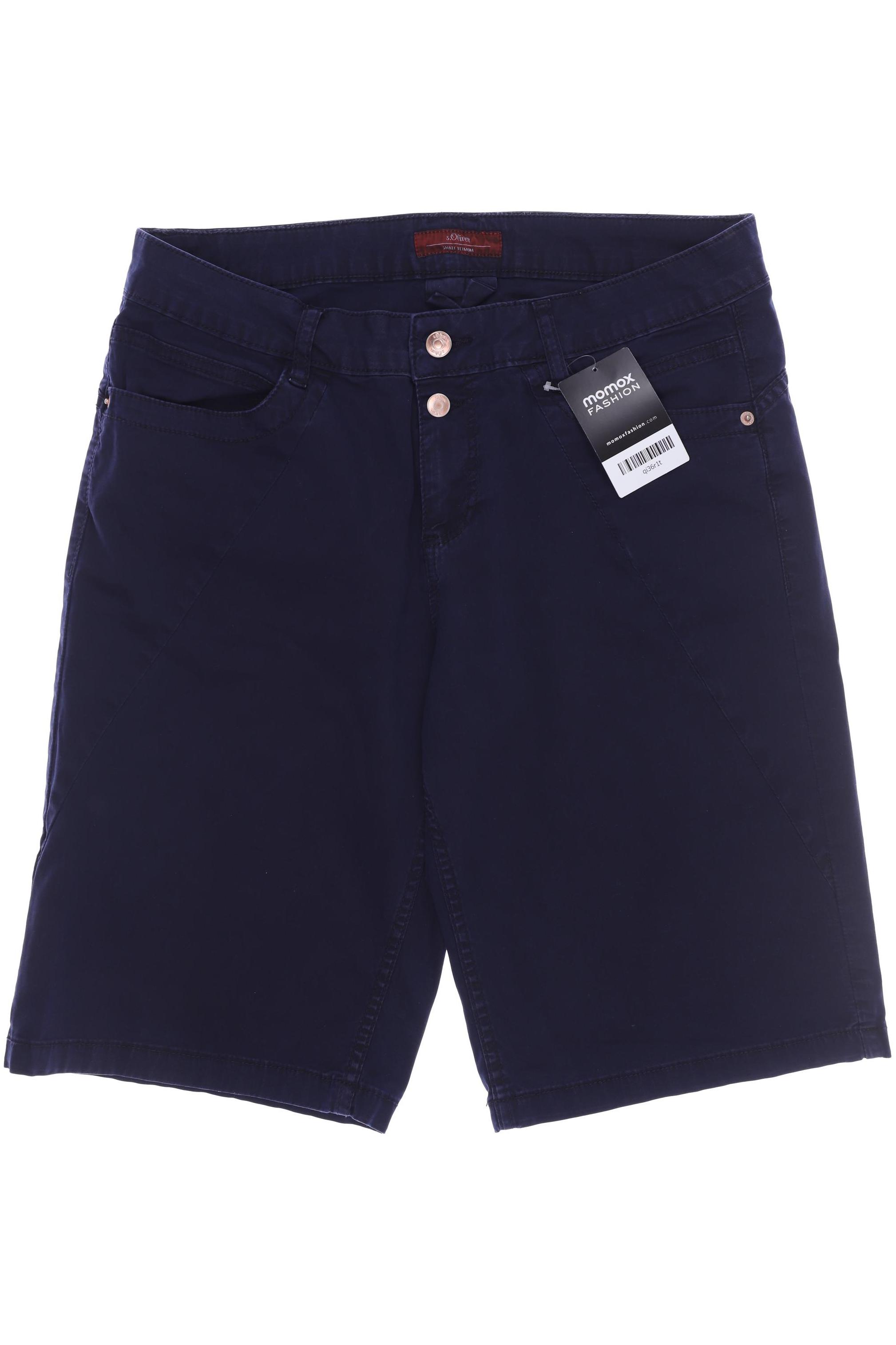 

s.Oliver Damen Shorts, marineblau