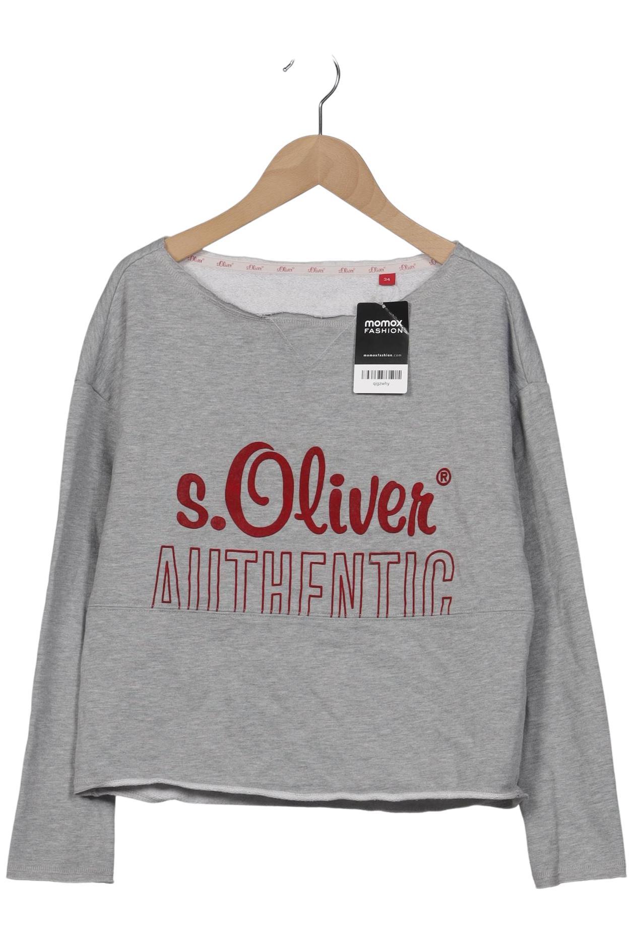 

s.Oliver Damen Sweatshirt, grau, Gr. 34
