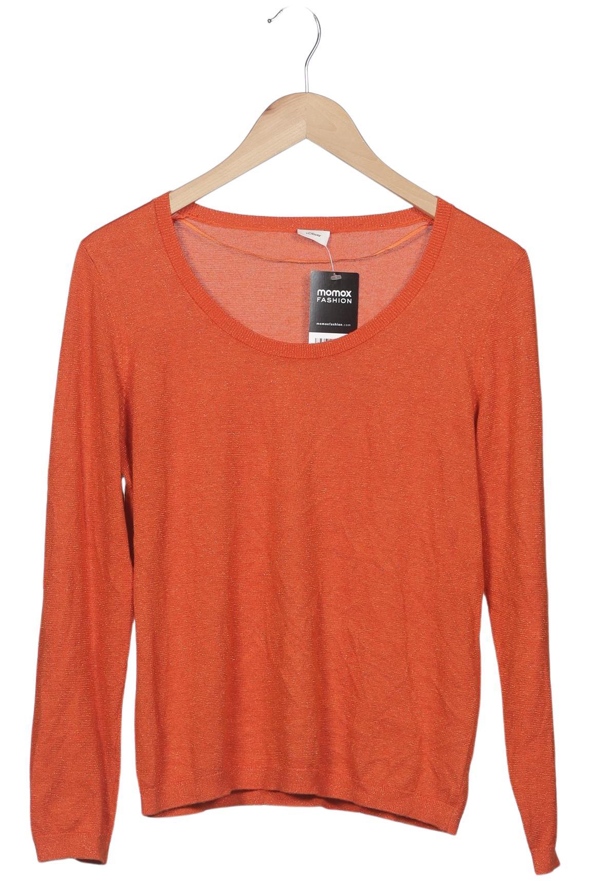 

s.Oliver Damen Pullover, orange, Gr. 42