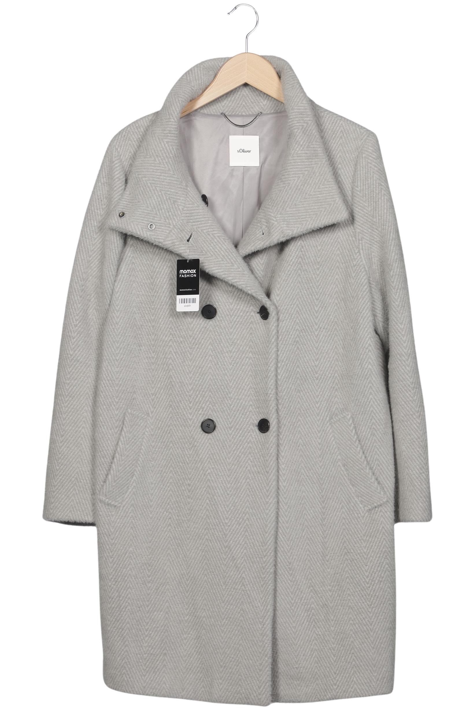 

s.Oliver Damen Mantel, grau, Gr. 42