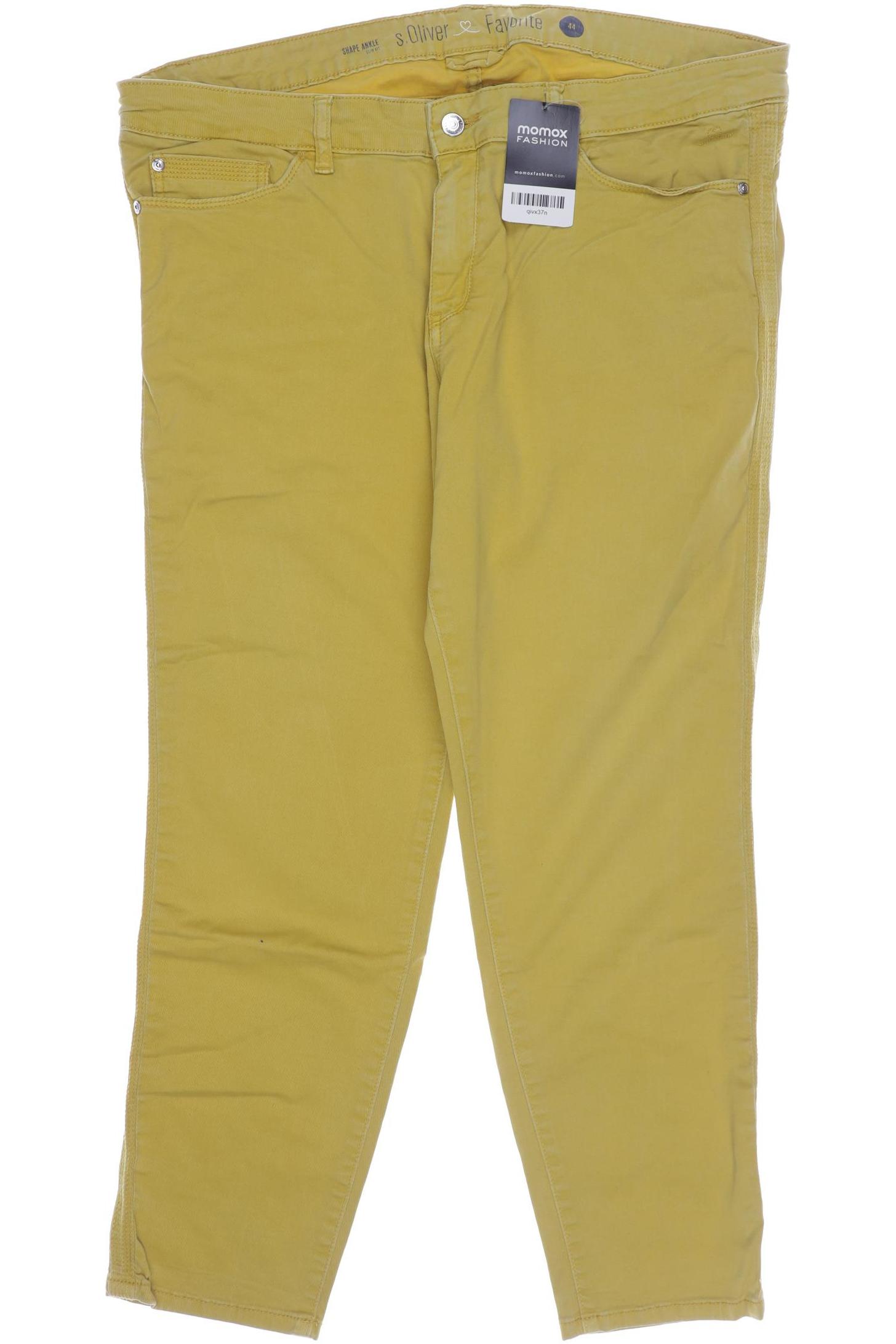 

s.Oliver Damen Stoffhose, gelb