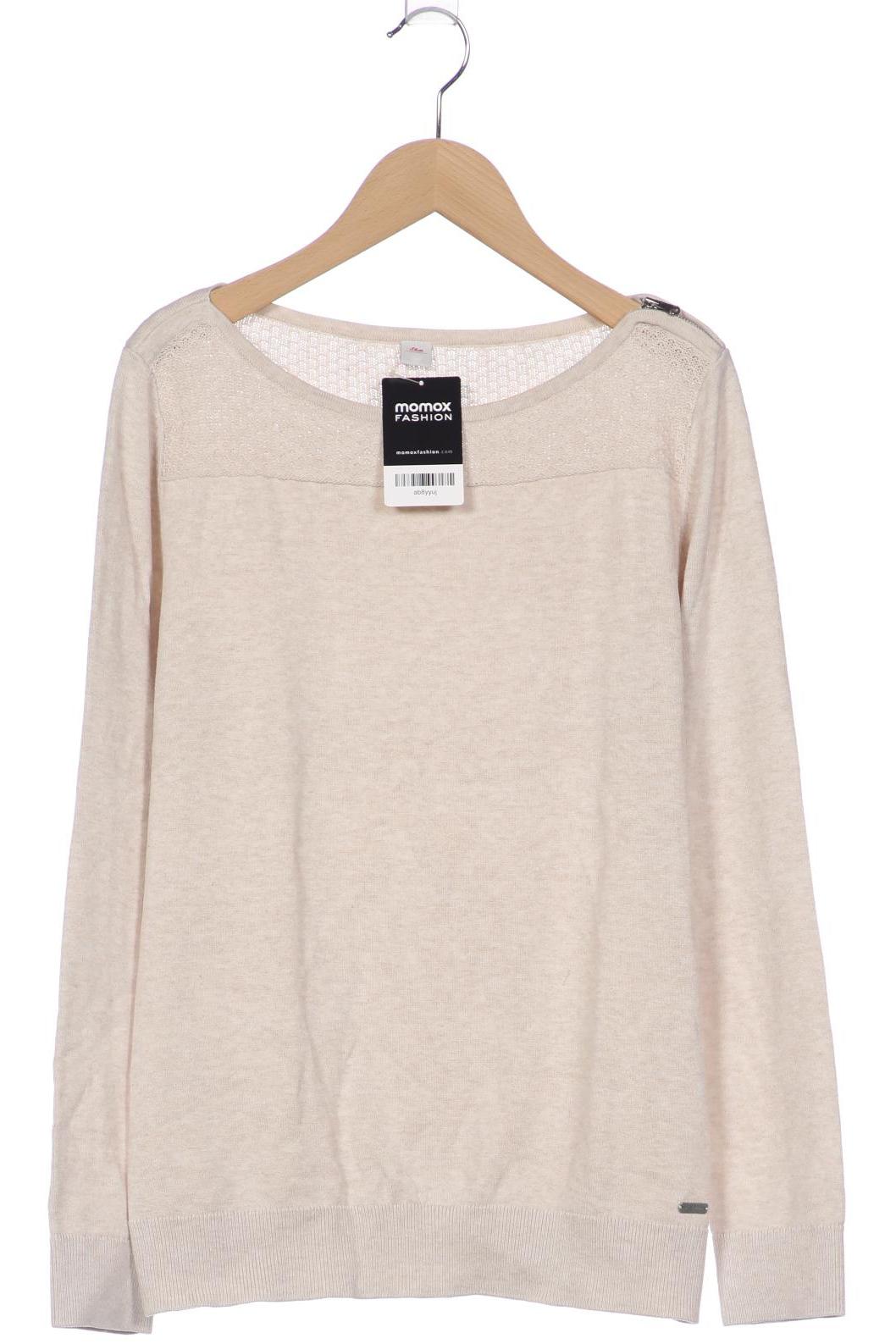 

s.Oliver Damen Pullover, beige, Gr. 38
