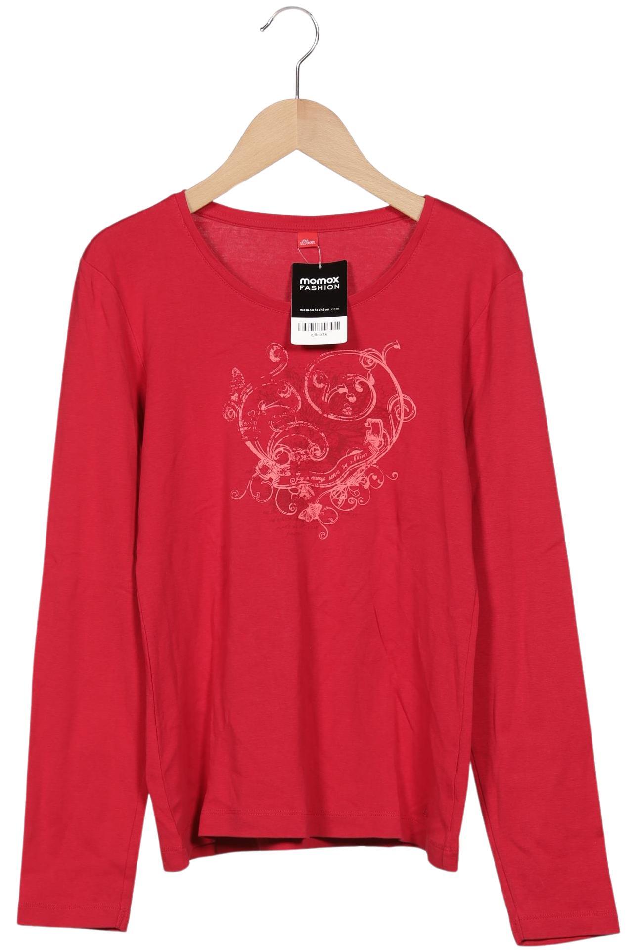 

s.Oliver Damen Langarmshirt, rot, Gr. 38