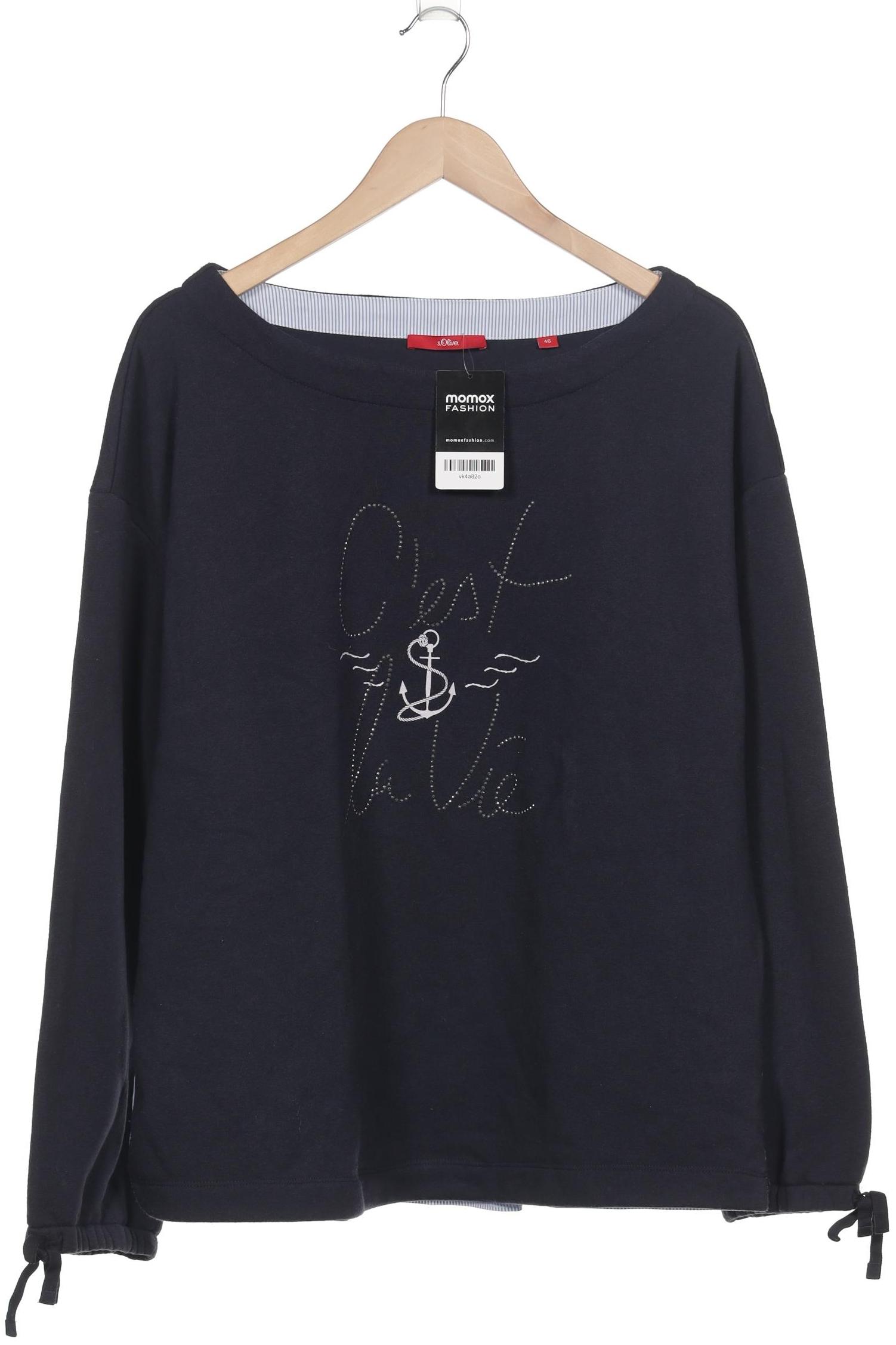 

s.Oliver Damen Sweatshirt, marineblau, Gr. 46