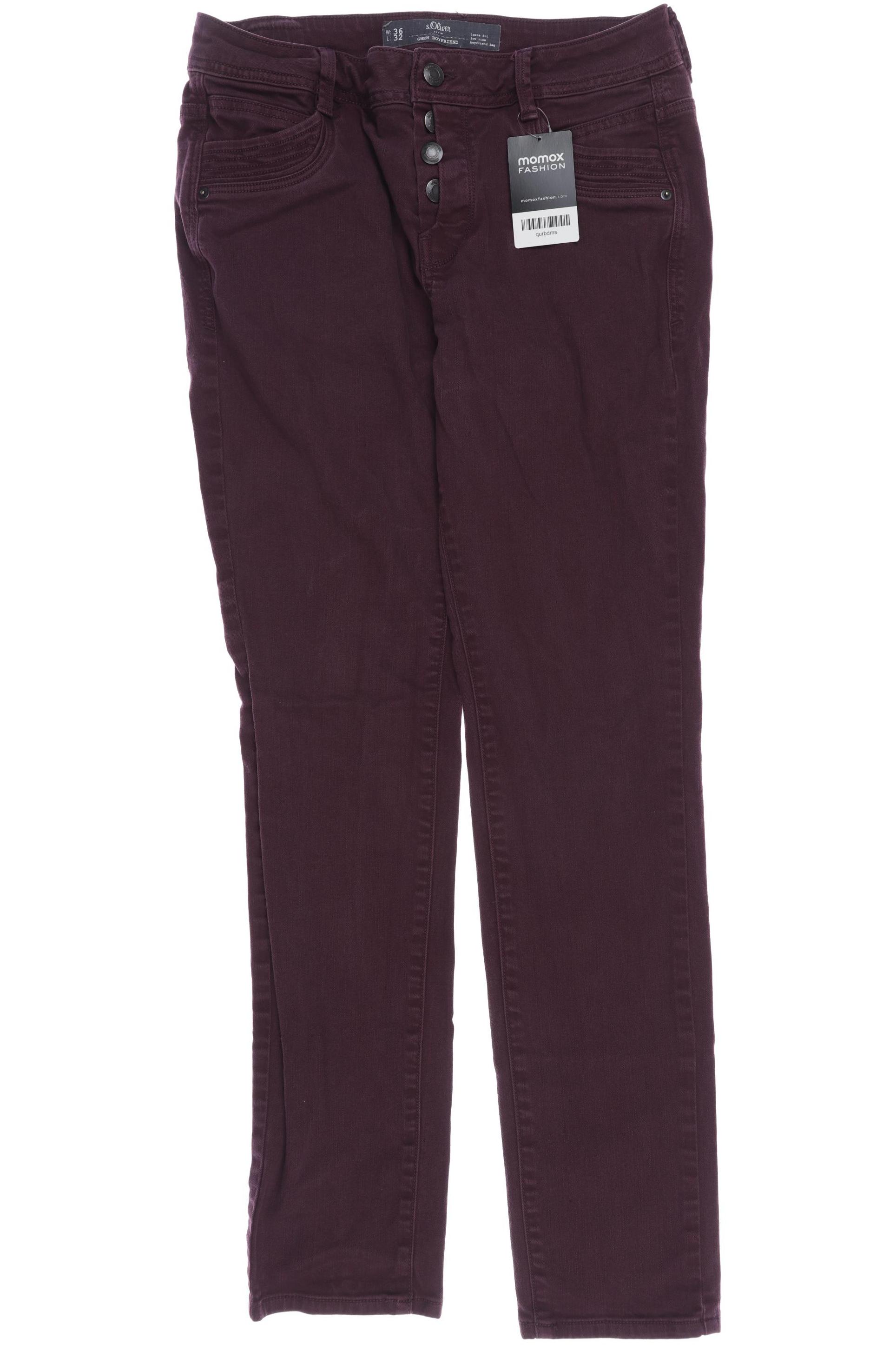

s.Oliver Damen Jeans, bordeaux, Gr. 36