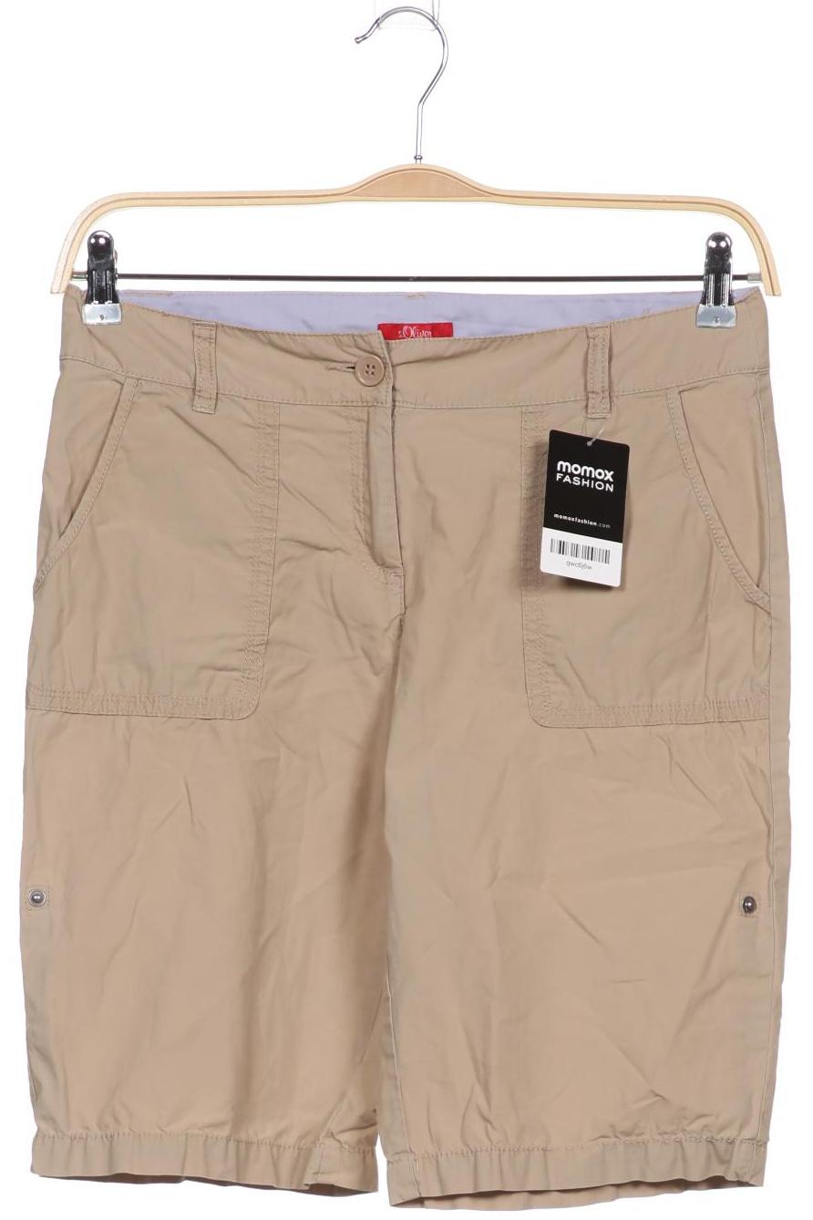 

s.Oliver Damen Shorts, beige, Gr. 36