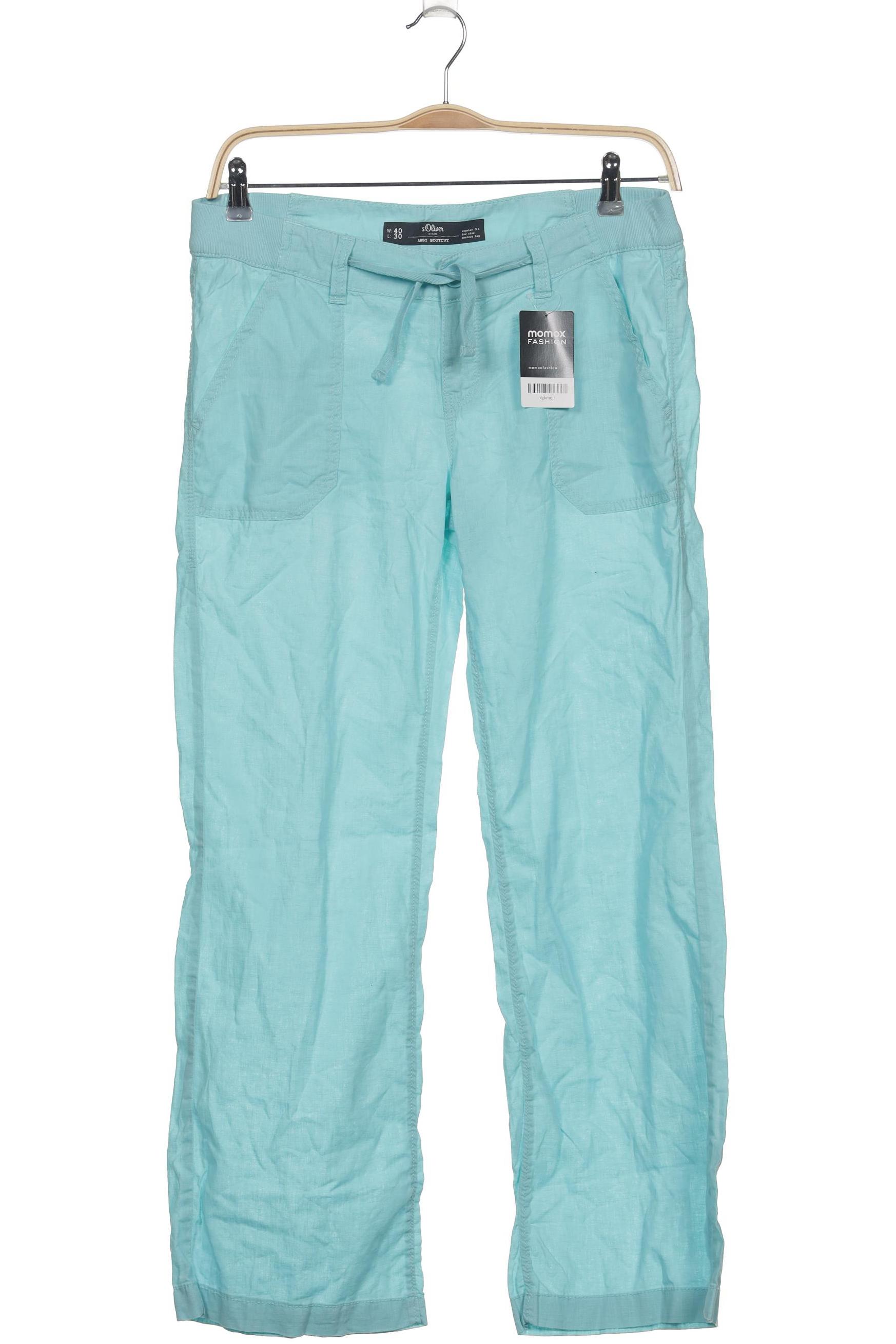 

s.Oliver Damen Stoffhose, blau, Gr. 40