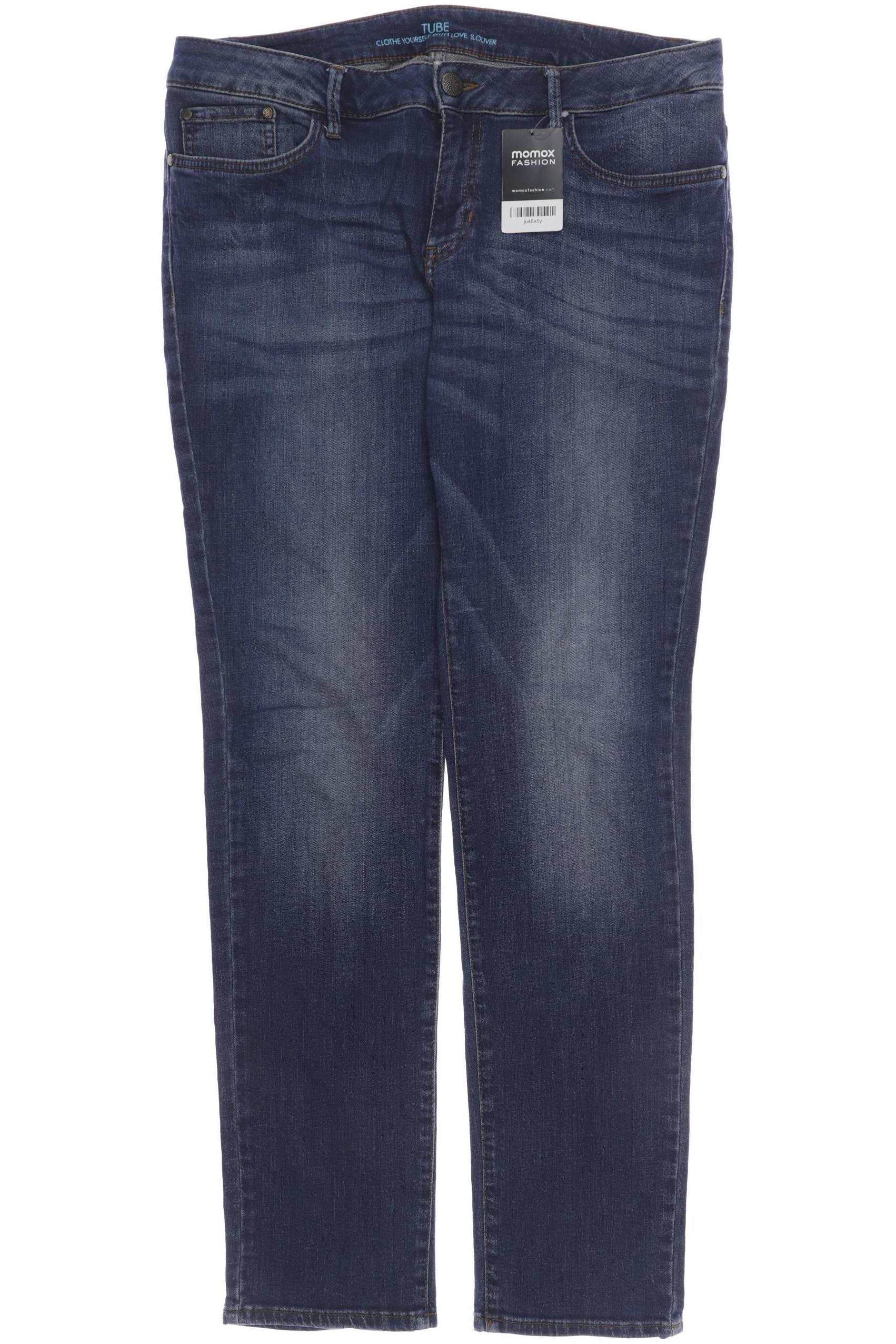 

s.Oliver Damen Jeans, blau