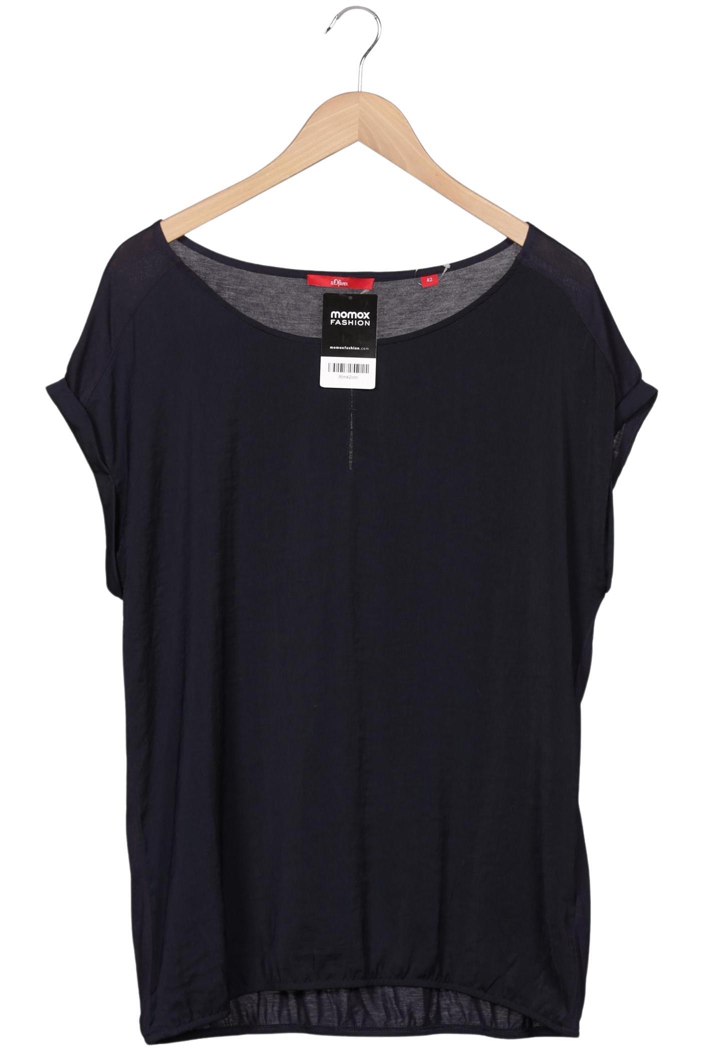 

s.Oliver Damen T-Shirt, marineblau, Gr. 42