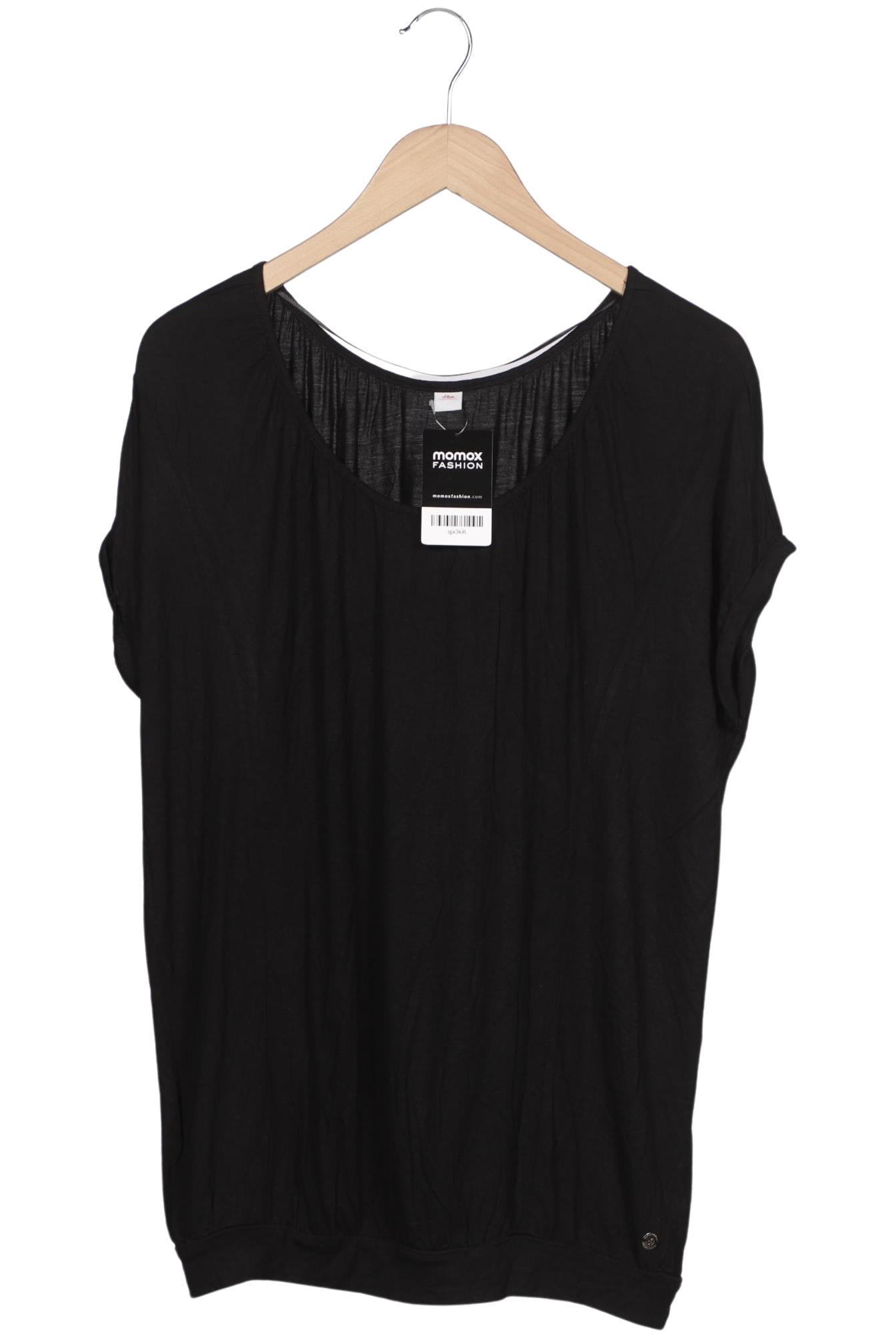 

s.Oliver Damen T-Shirt, schwarz, Gr. 44