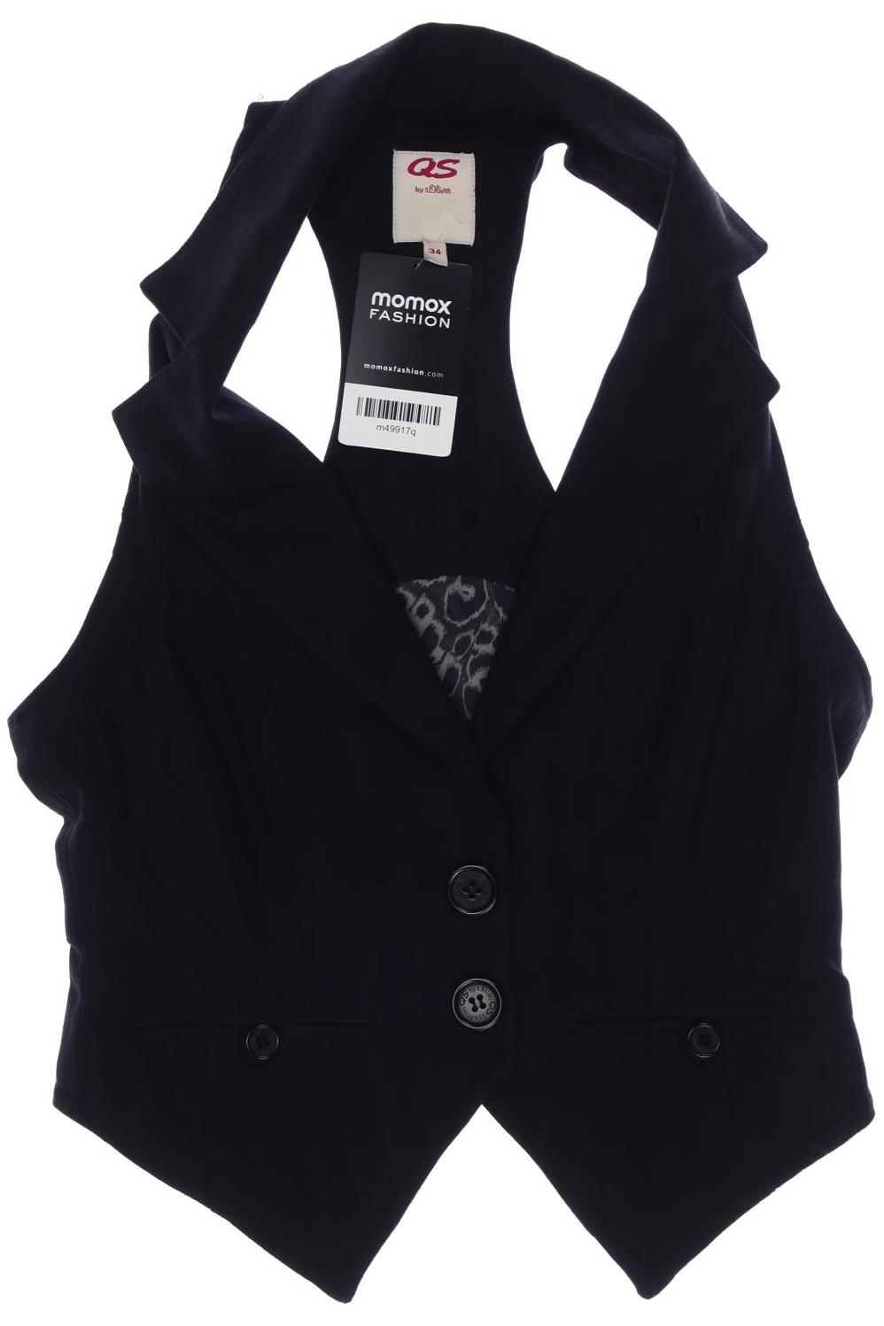 

s.Oliver Damen Weste, schwarz, Gr. 34