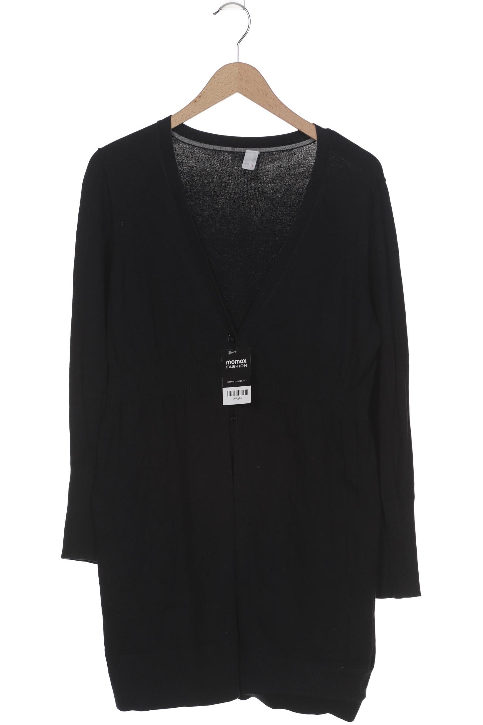 

s.Oliver Damen Strickjacke, schwarz, Gr. 46