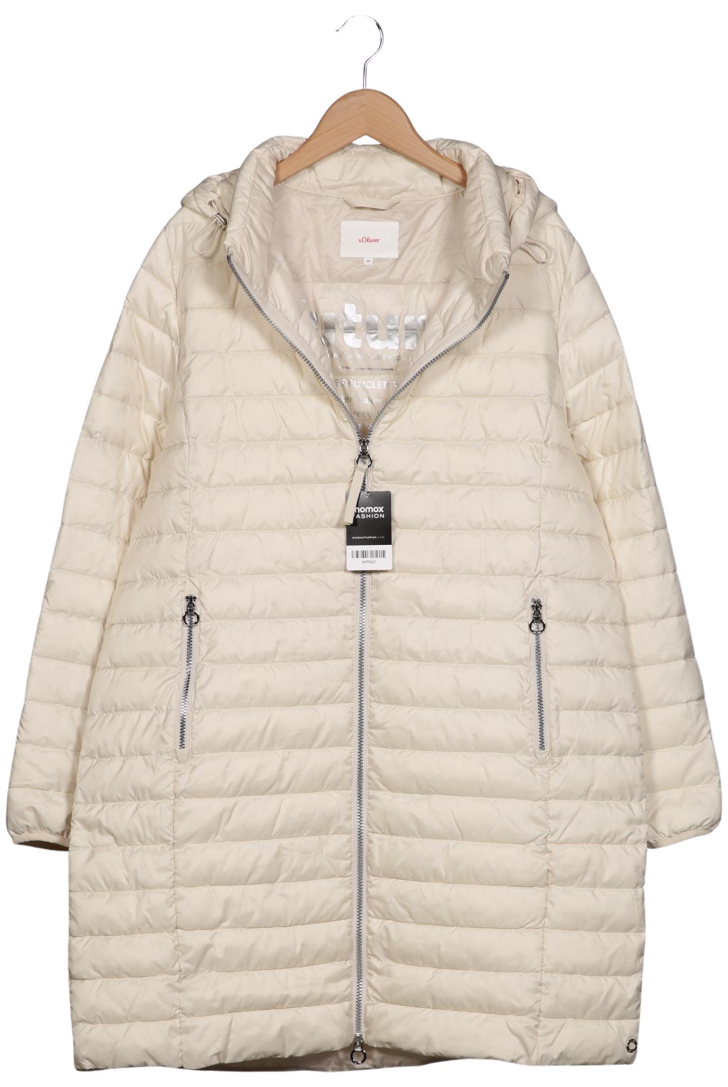 

s.Oliver Damen Mantel, cremeweiß, Gr. 46