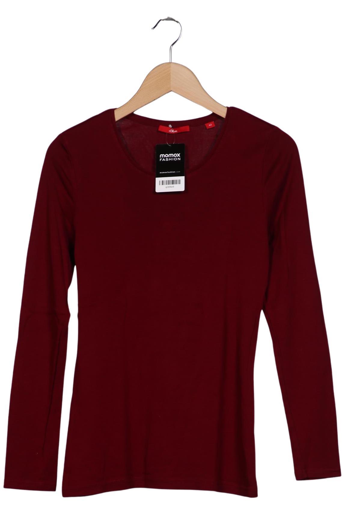 

s.Oliver Damen Langarmshirt, bordeaux, Gr. 40