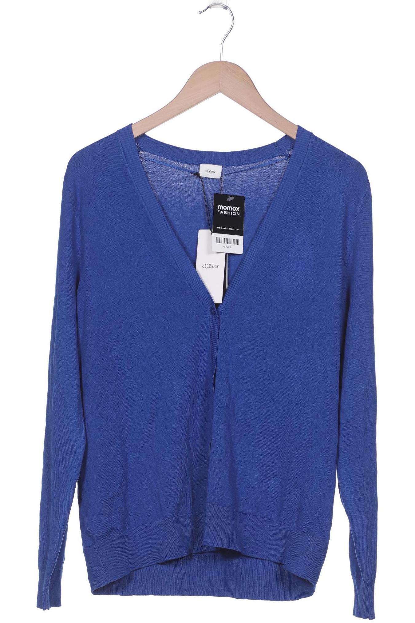 

s.Oliver Damen Strickjacke, blau