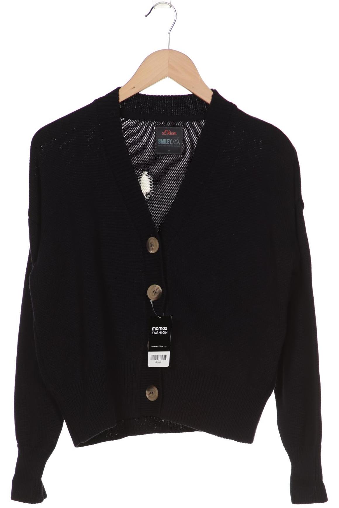 

s.Oliver Damen Strickjacke, marineblau