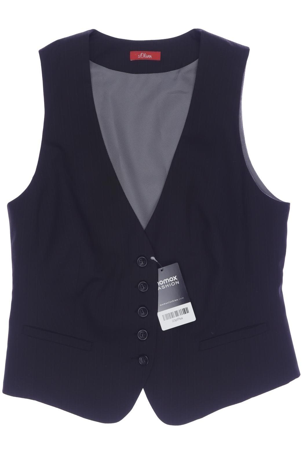 

s.Oliver Damen Weste, schwarz, Gr. 36