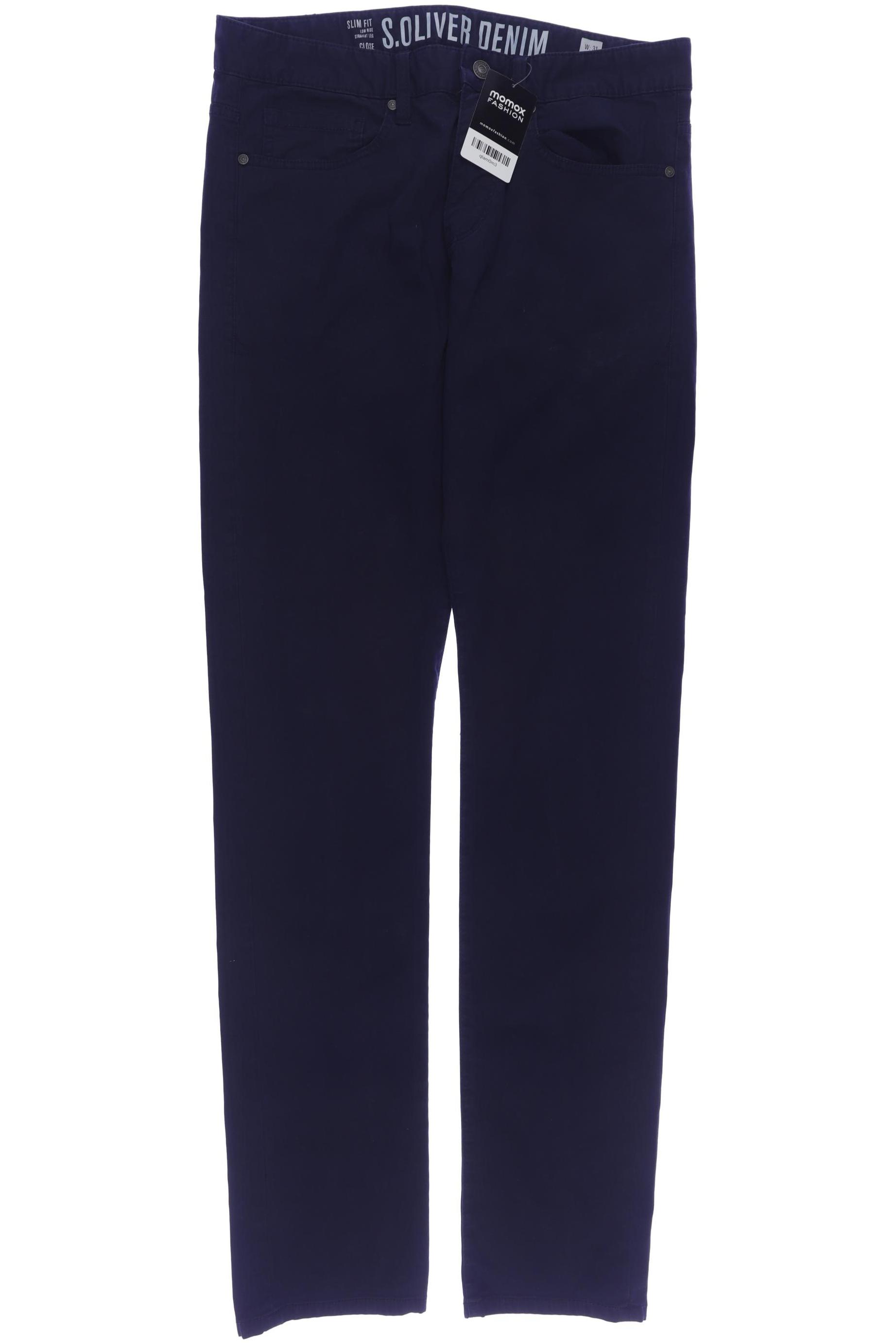 

s.Oliver Damen Stoffhose, marineblau, Gr. 31