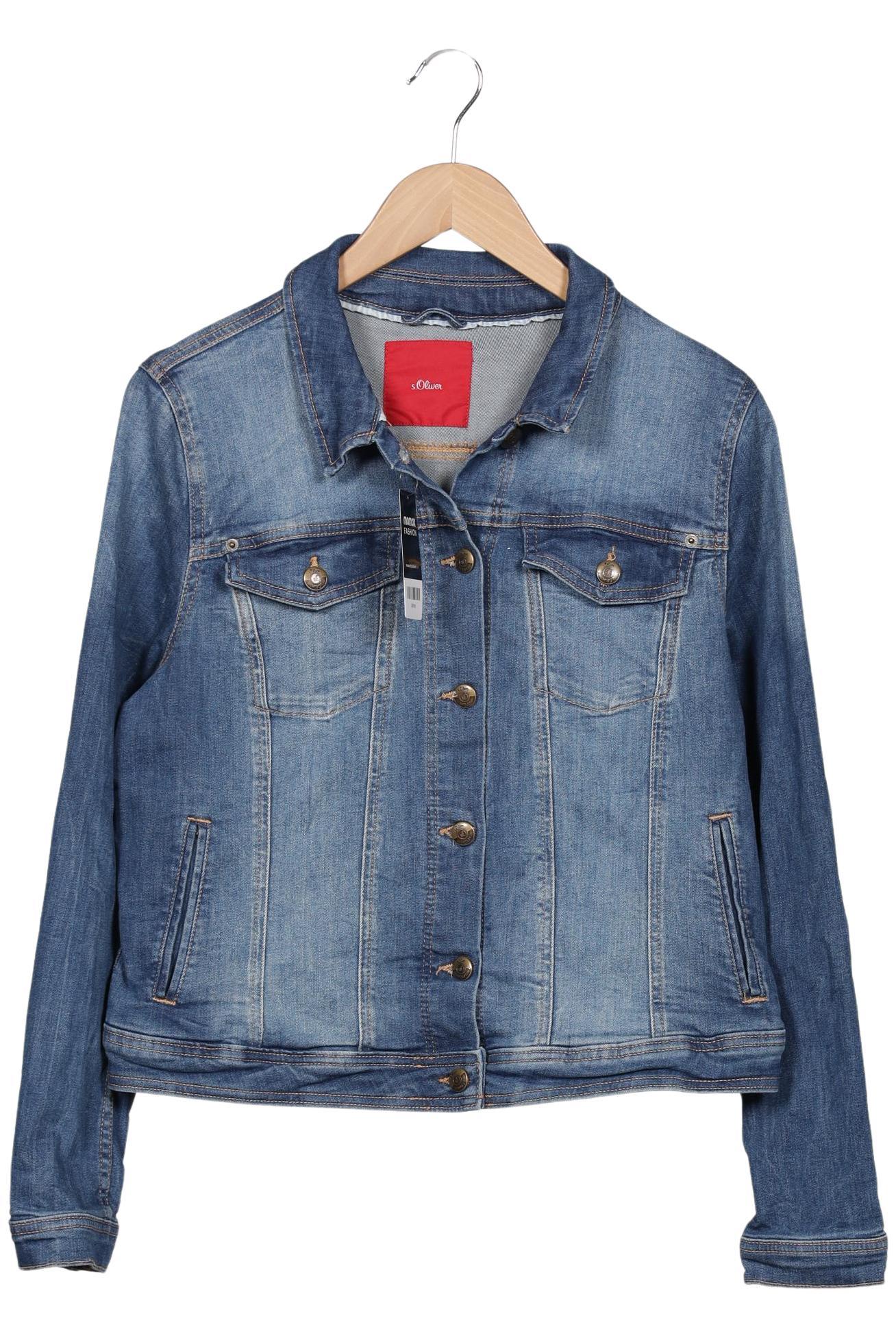 

s.Oliver Damen Jacke, blau, Gr. 42