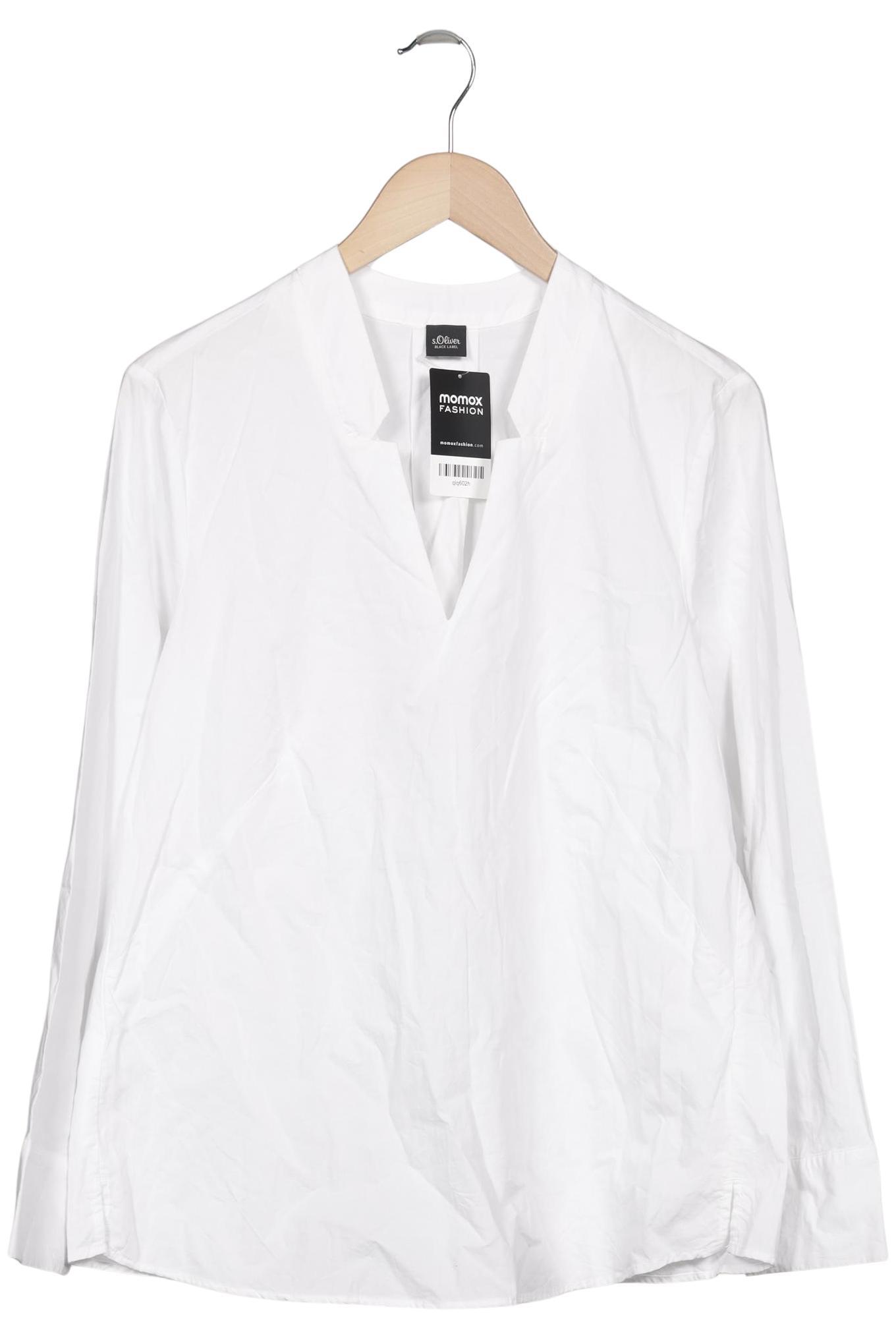 

s.Oliver Damen Bluse, weiß, Gr. 42