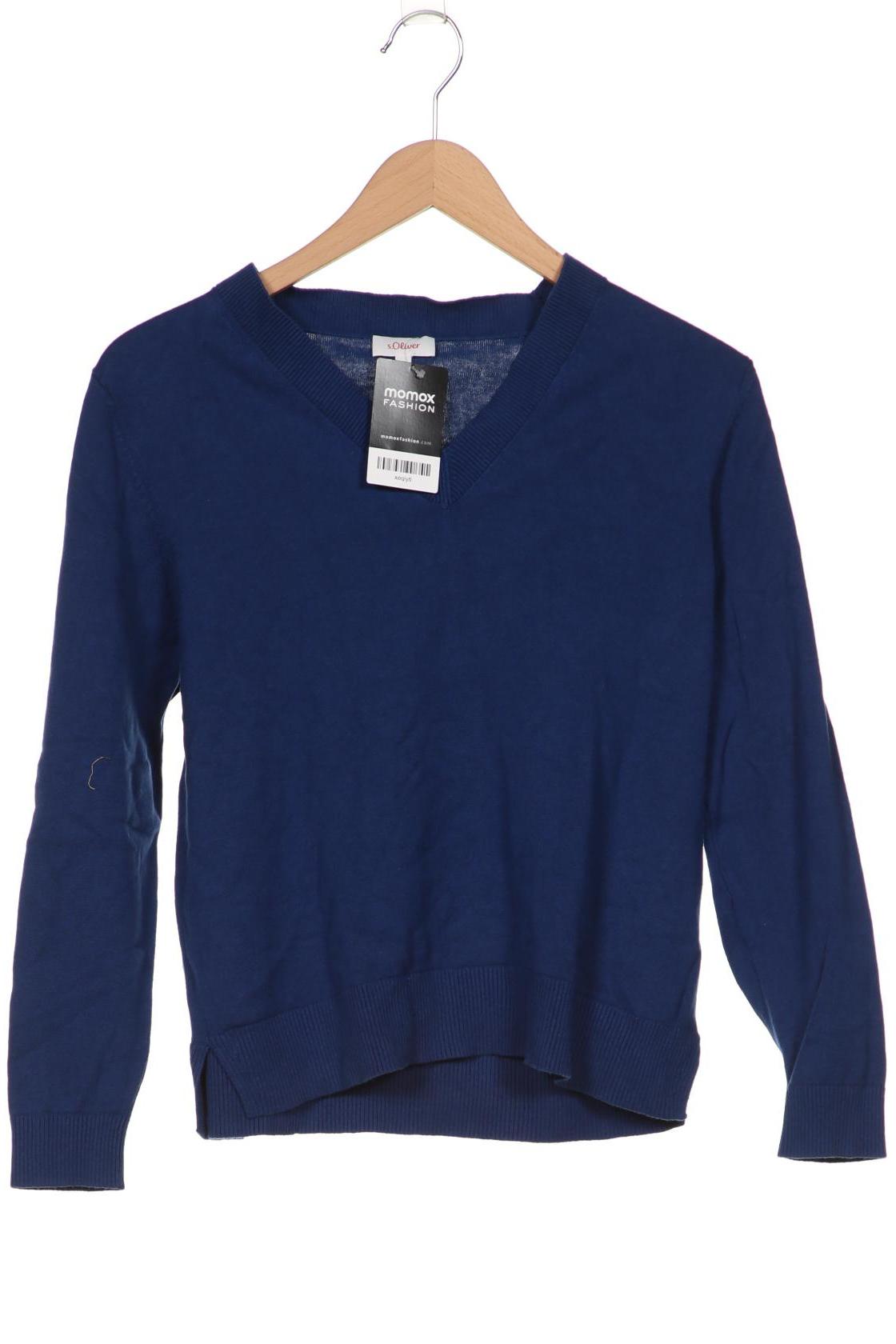 

s.Oliver Damen Pullover, blau, Gr. 38