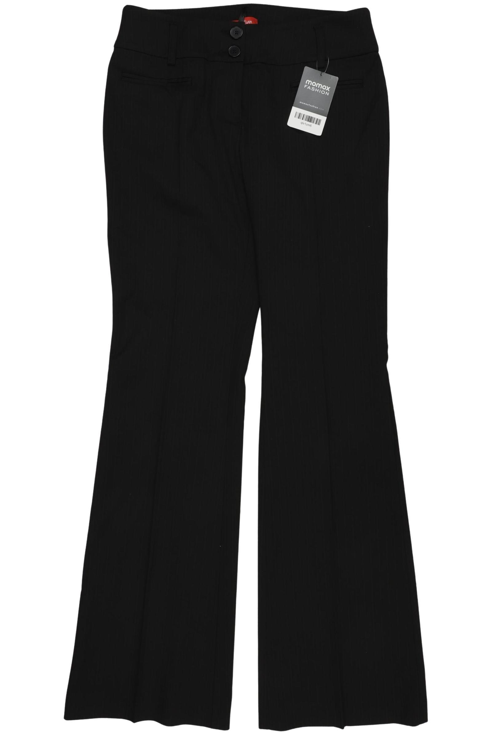 

s.Oliver Damen Stoffhose, schwarz, Gr. 34