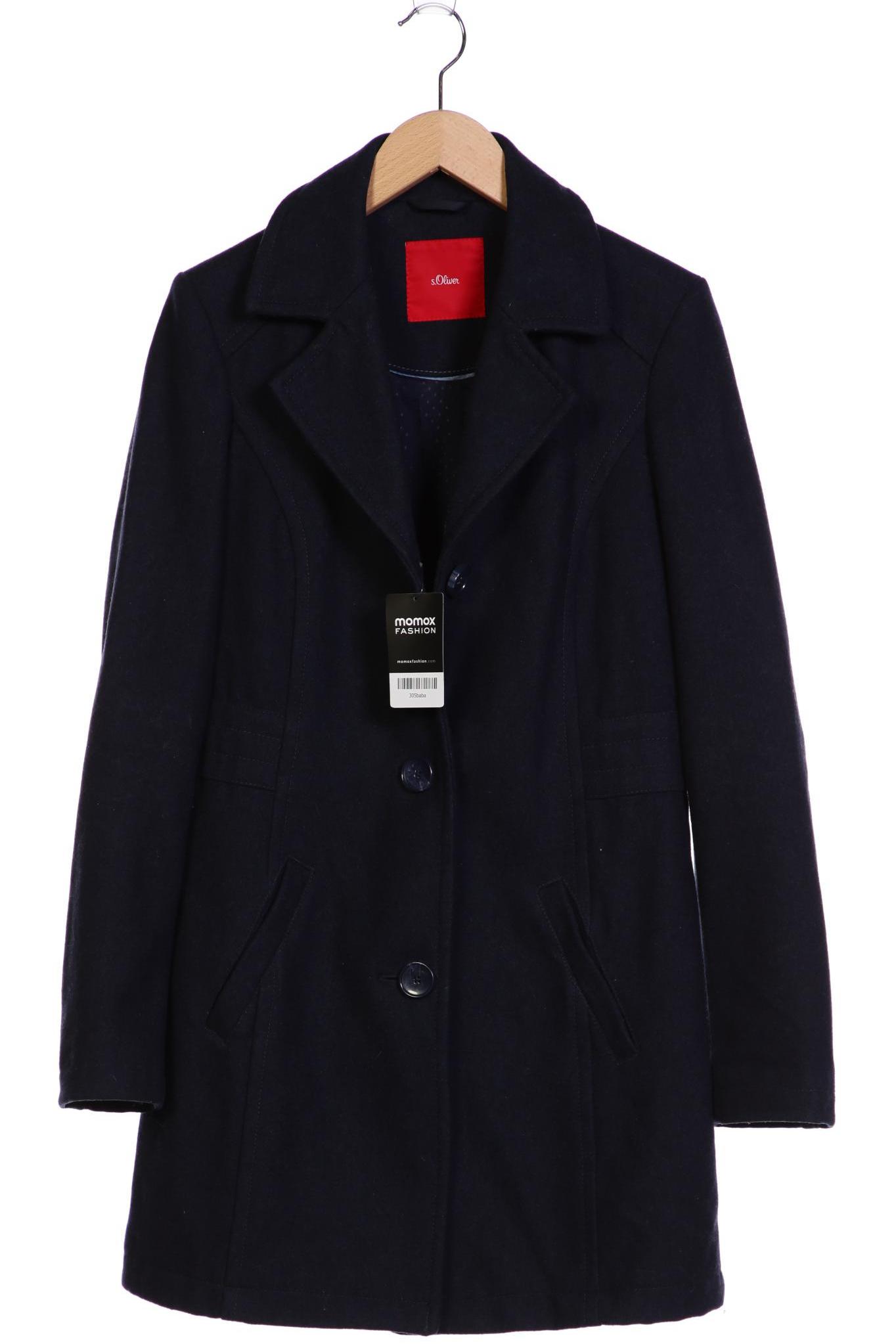 

s.Oliver Damen Mantel, marineblau, Gr. 38