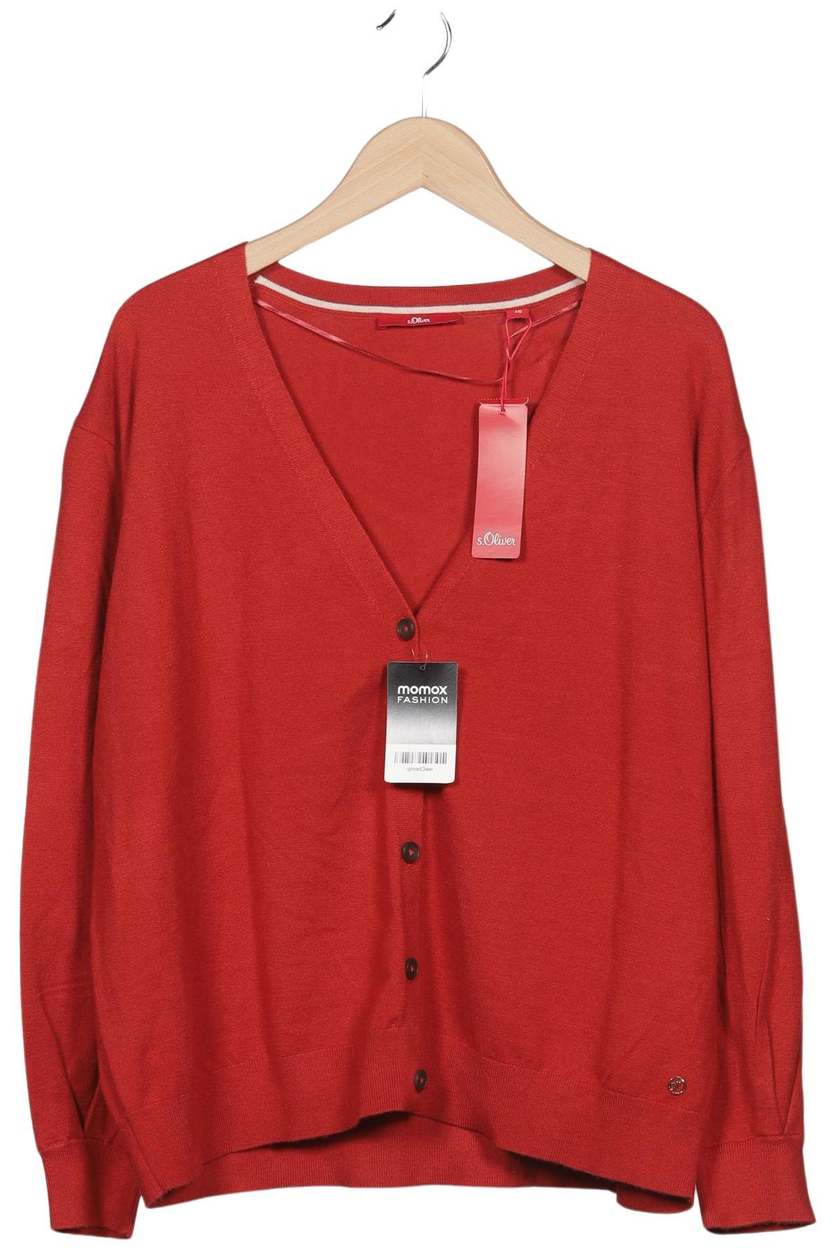 

s.Oliver Damen Strickjacke, rot, Gr. 46