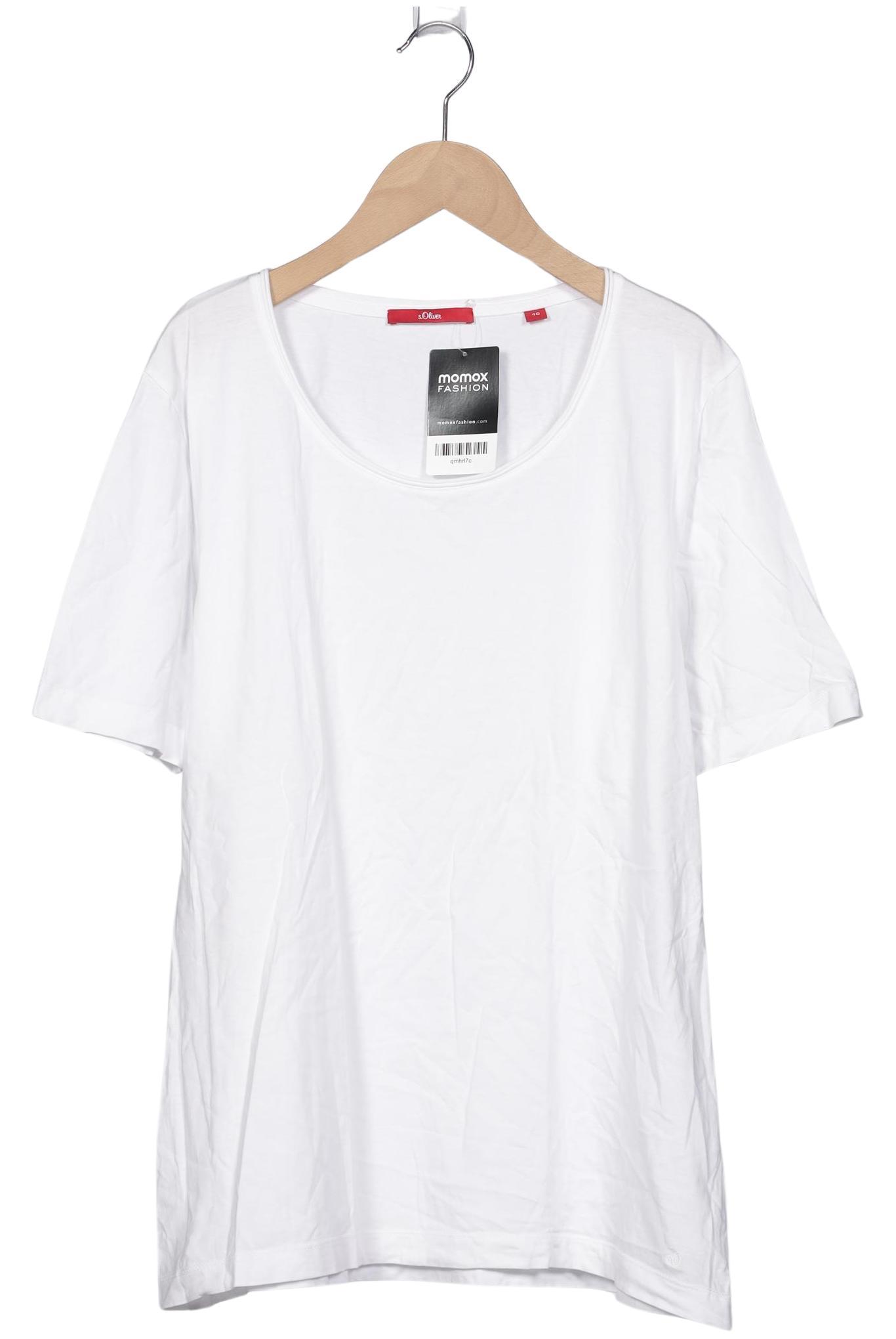

s.Oliver Damen T-Shirt, weiß, Gr. 46