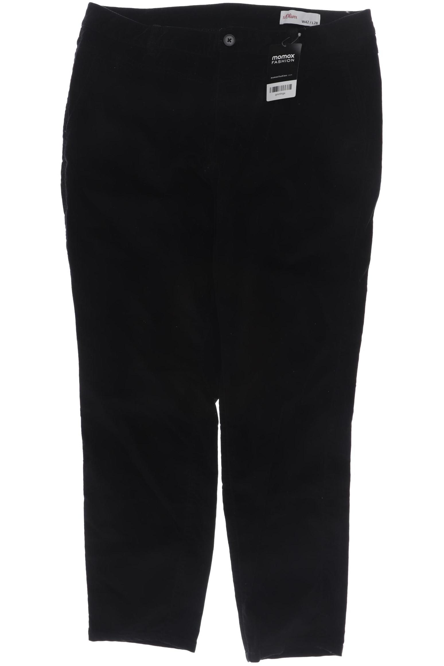 

s.Oliver Damen Stoffhose, schwarz