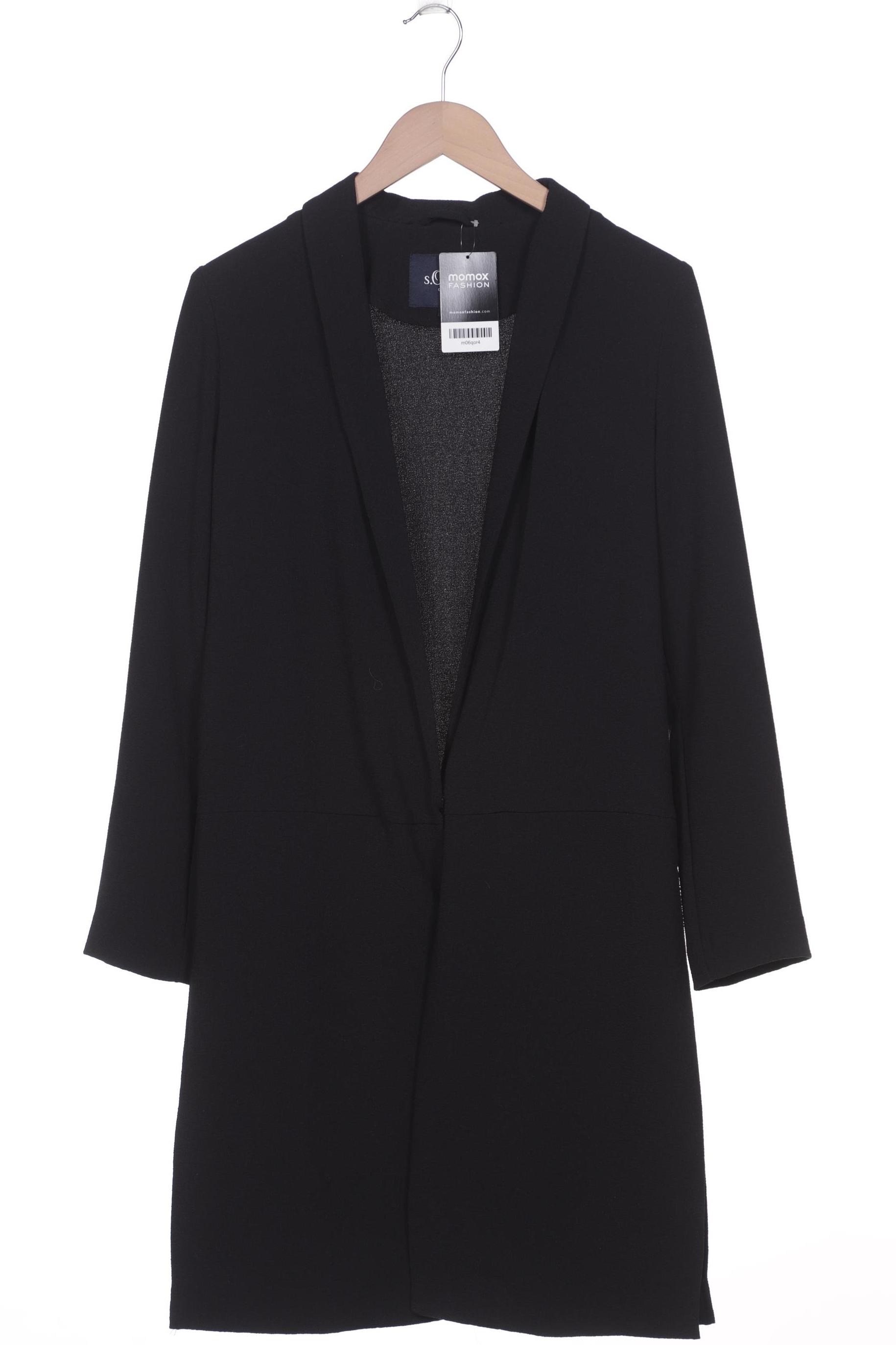 

s.Oliver Damen Strickjacke, schwarz, Gr. 38