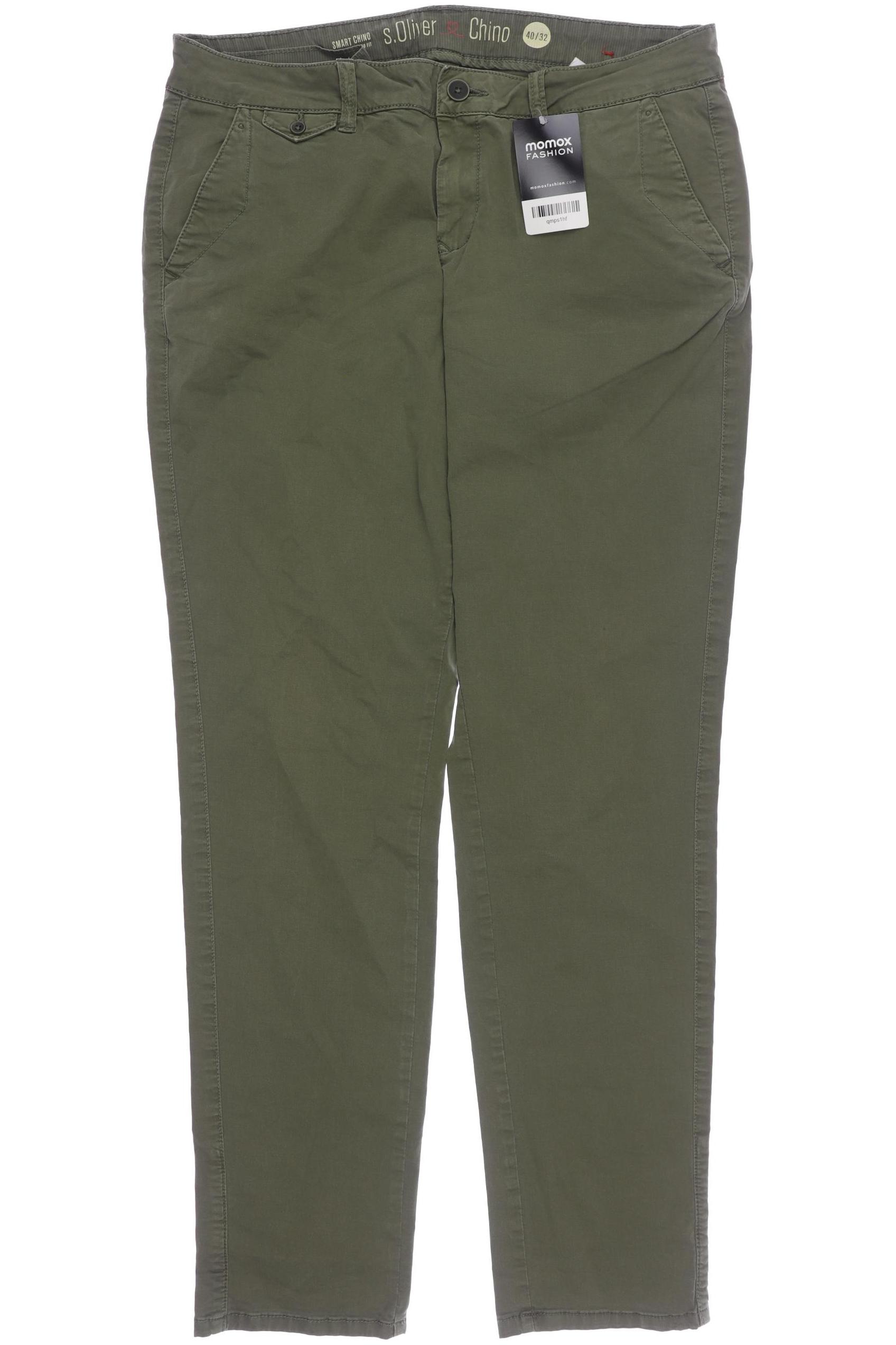 

s.Oliver Damen Stoffhose, grün, Gr. 40