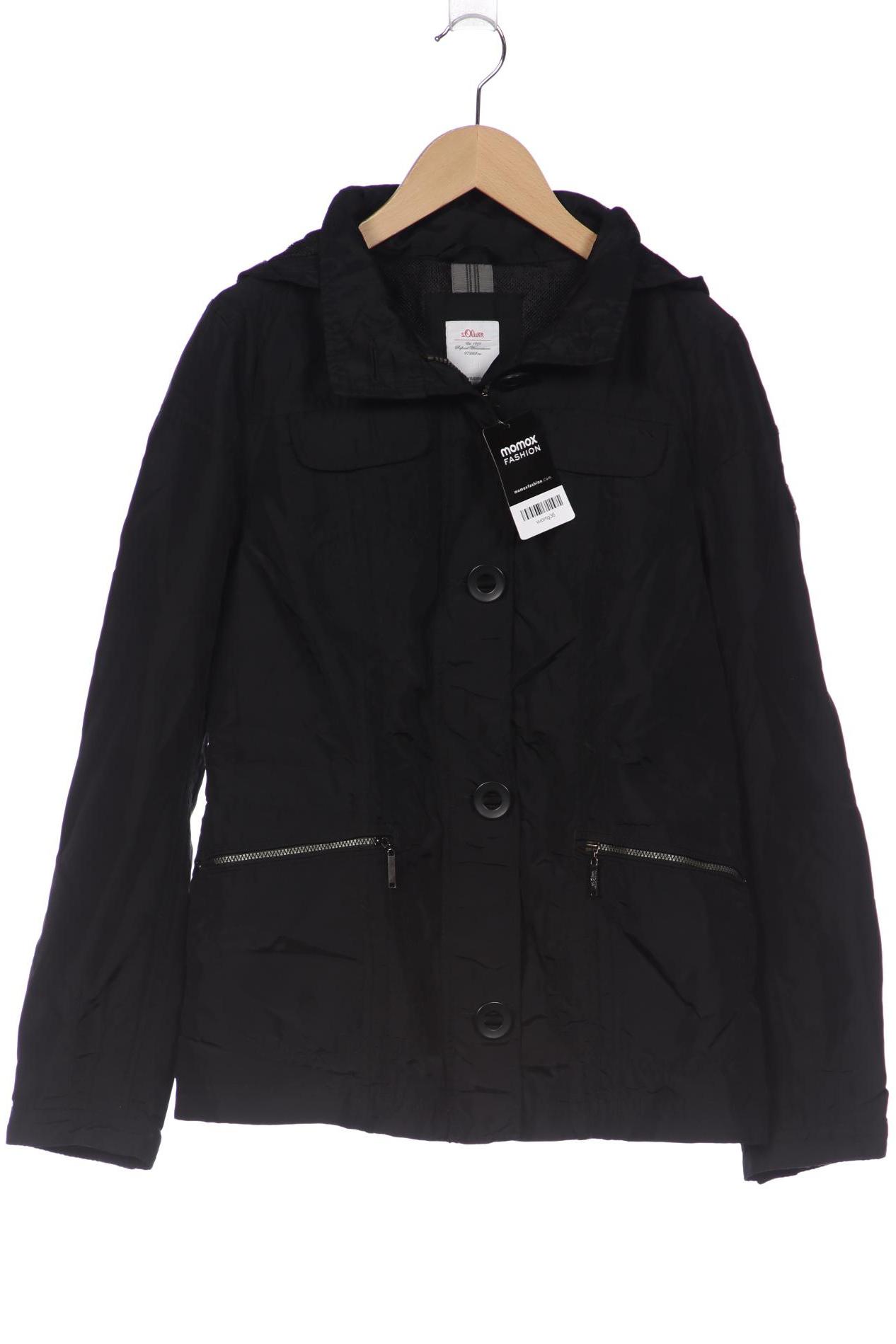 

s.Oliver Damen Jacke, schwarz, Gr. 36