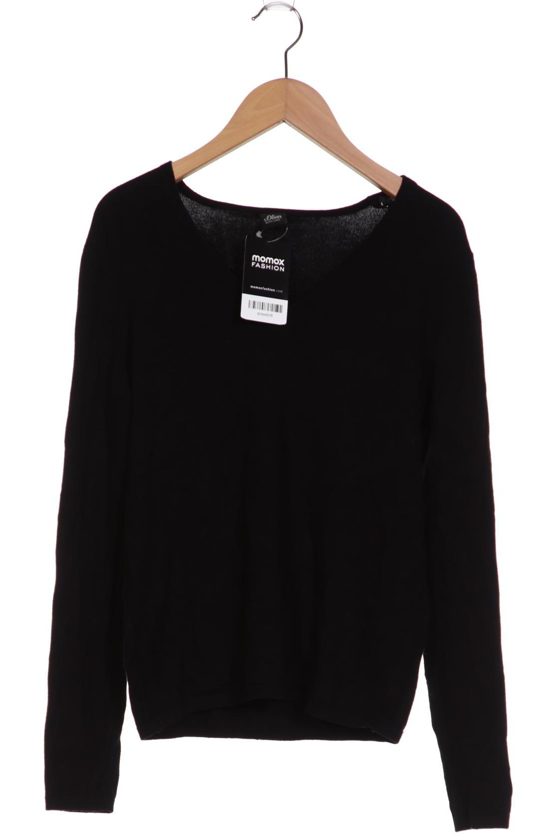 

s.Oliver Damen Pullover, schwarz