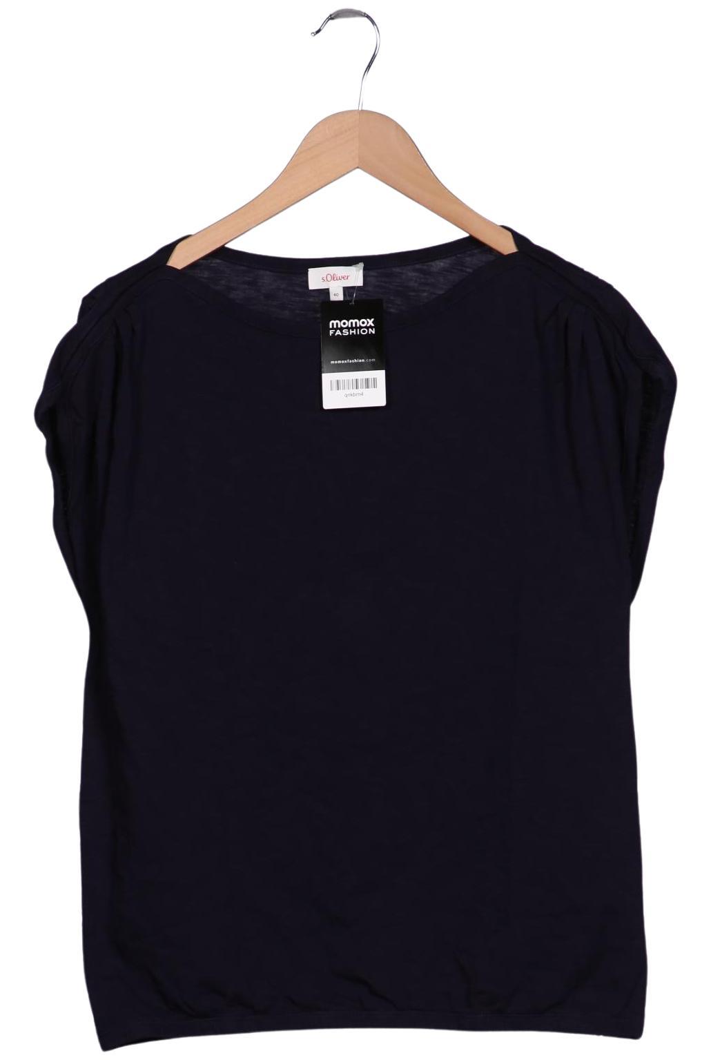 

s.Oliver Damen T-Shirt, marineblau, Gr. 40